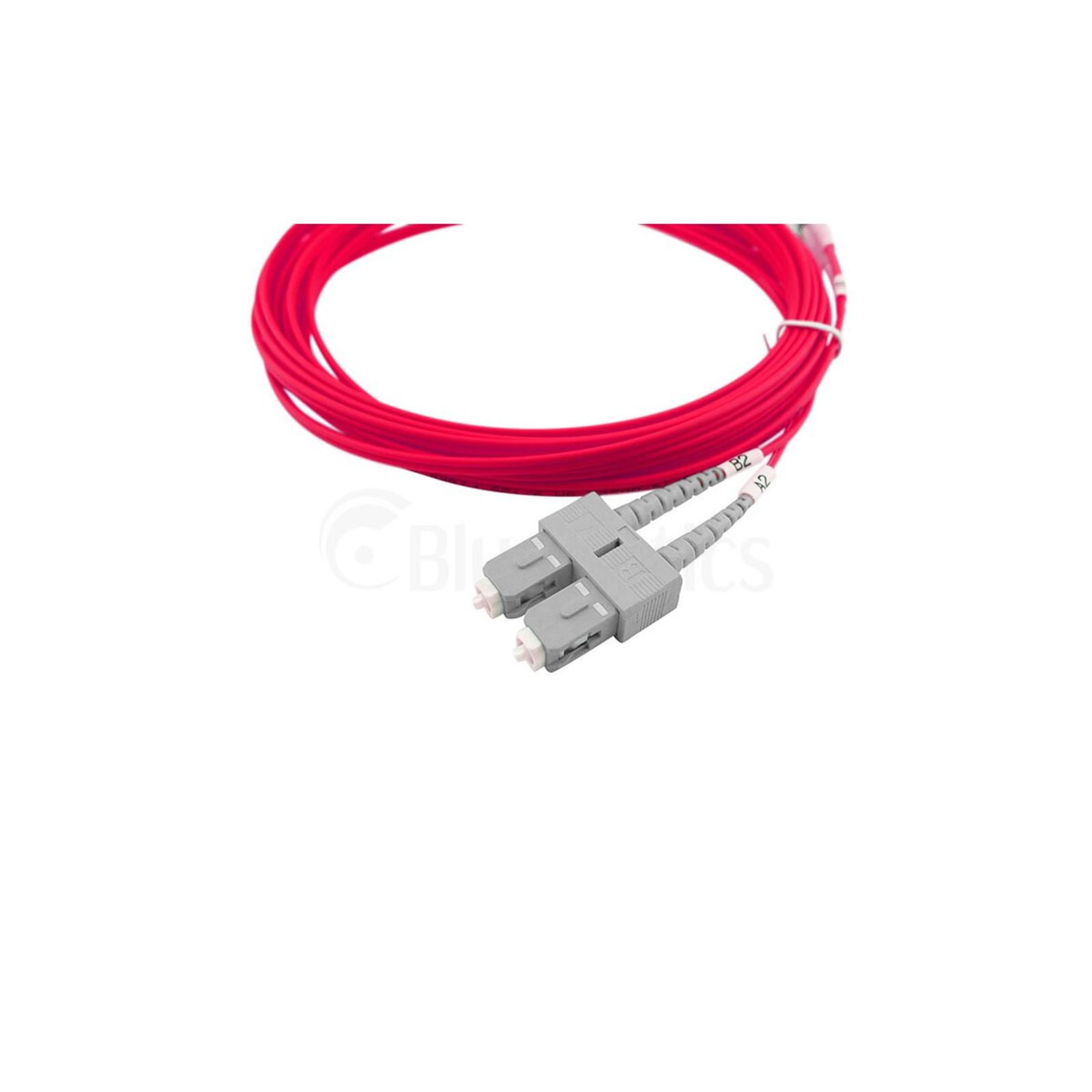 BlueOptics Duplex Fiber Optic Patch Cable SC-ST Multimode OM4 1m