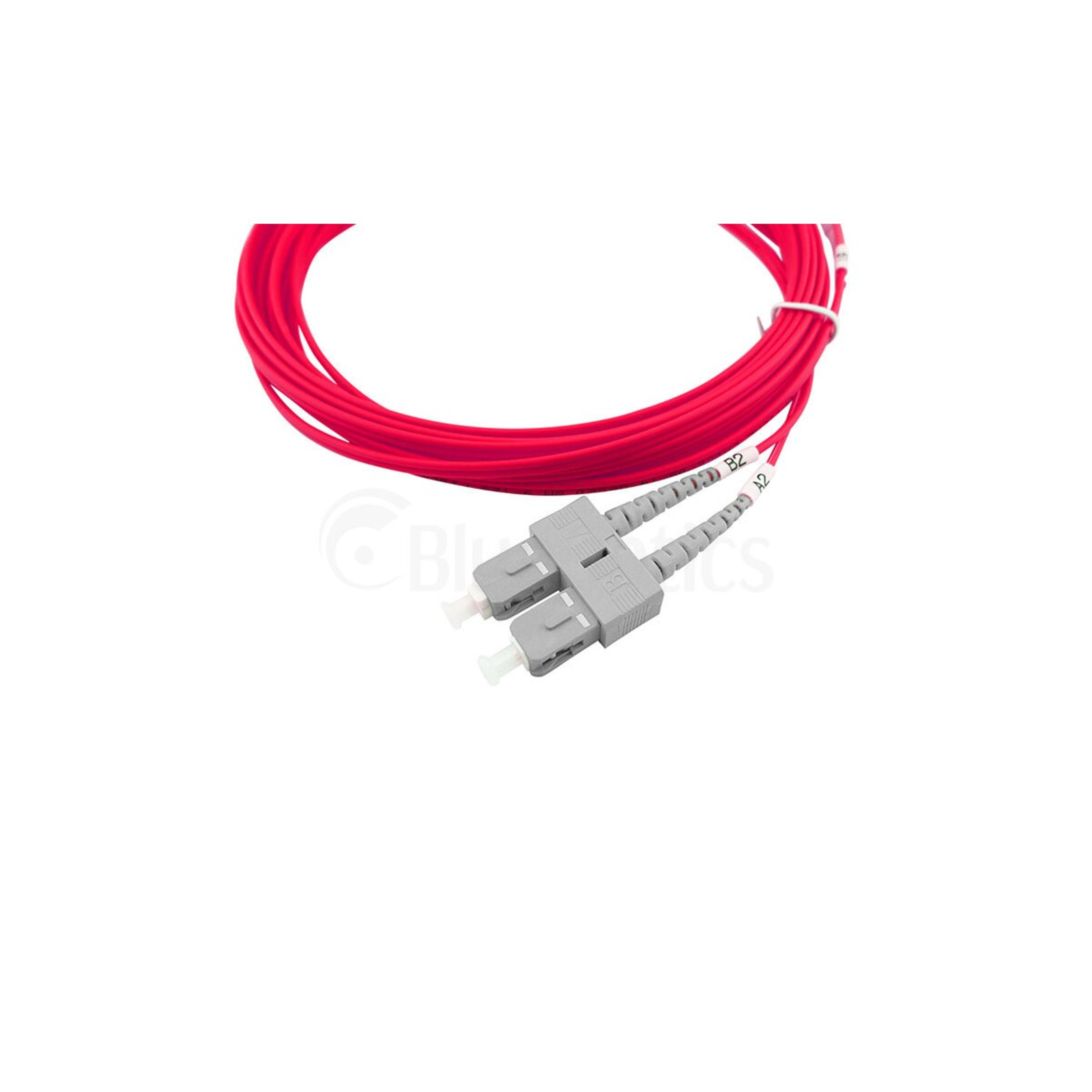 BlueOptics Duplex Fiber Optic Patch Cable SC-ST Multimode OM4 2m