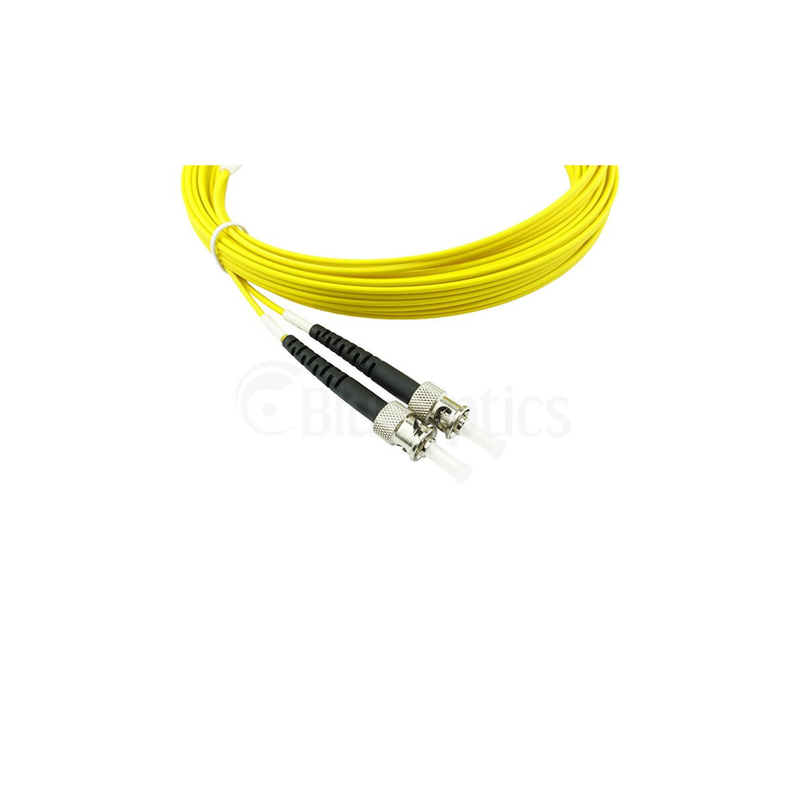 BlueOptics Duplex Fiber Optic Patch Cable ST-PC/ST-PC Single-mode 2m