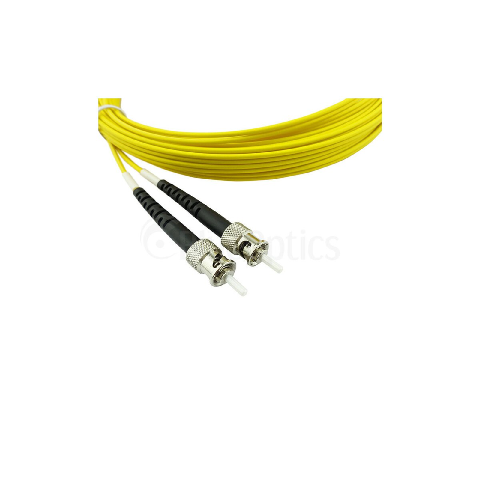 BlueOptics Duplex Fiber Optic Patch Cable ST-PC/ST-PC Single-mode 5m