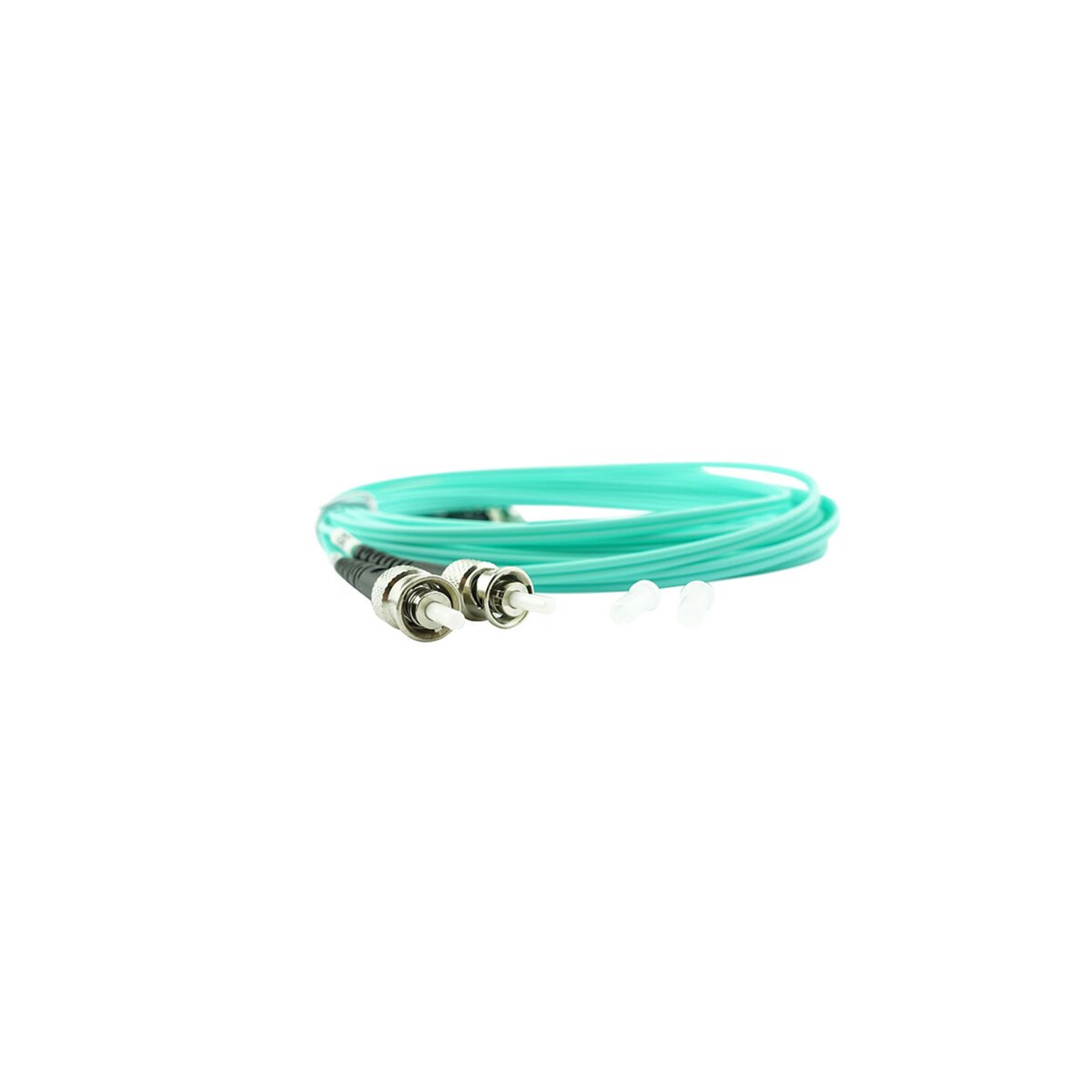 BlueOptics Duplex Fibre Optic Patch Cable ST-ST Multimode OM3 2 Metres