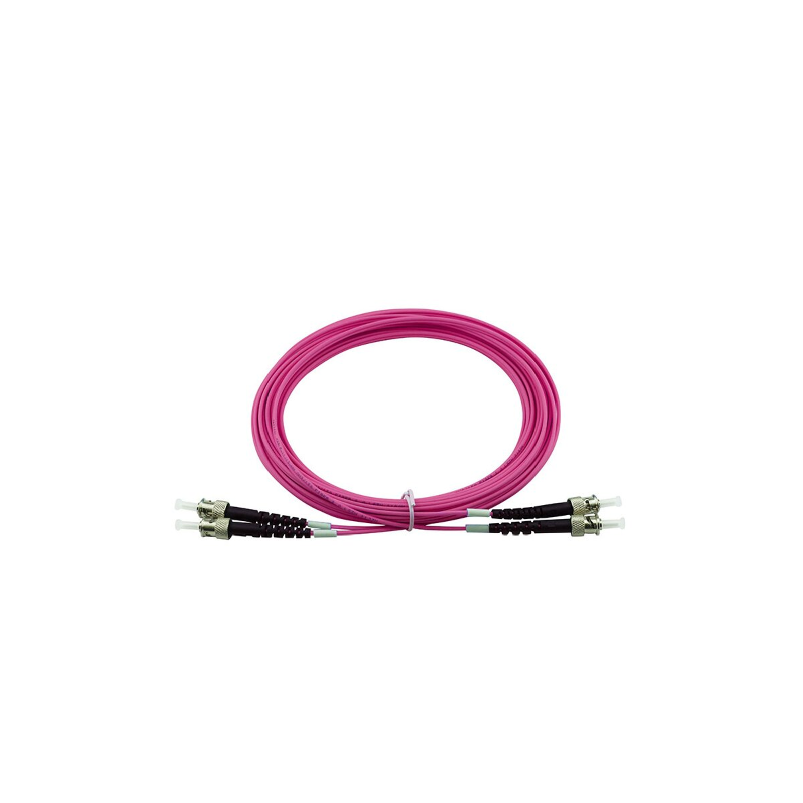 BlueOptics Duplex Fibre Optic Patch Cable ST-ST Multimode OM4 3 Metres