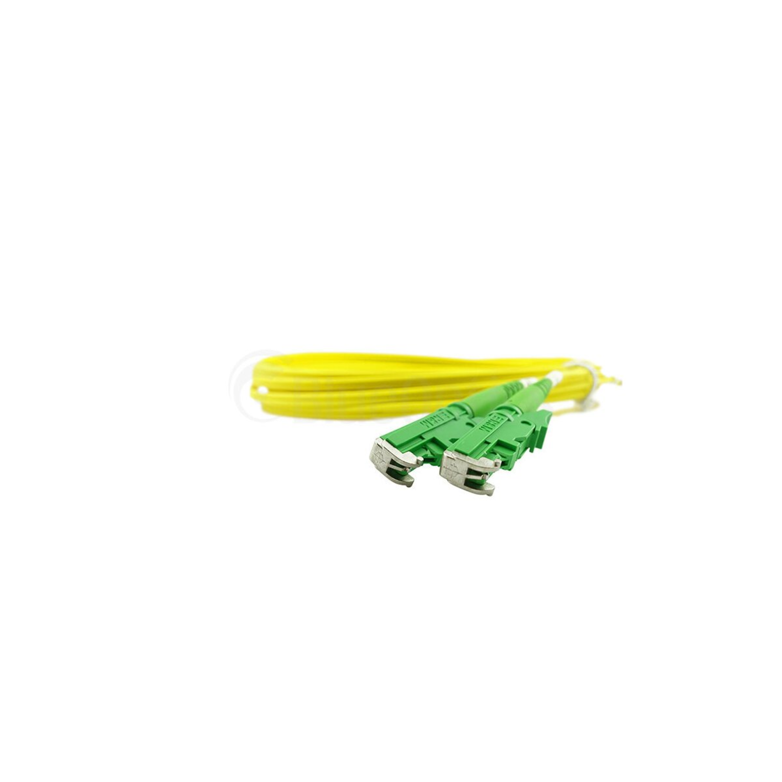 BlueOptics Duplex Fiber Optic Patch Cable E2000-APC/E2000-APC Single-mode 1 Meter