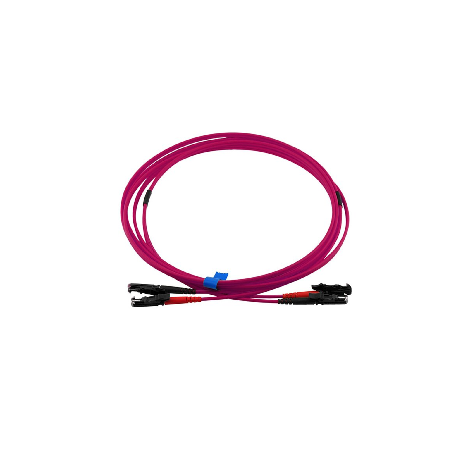 BlueOptics Duplex Fiber Optic Patch Cable E2000-E2000 Multimode OM4