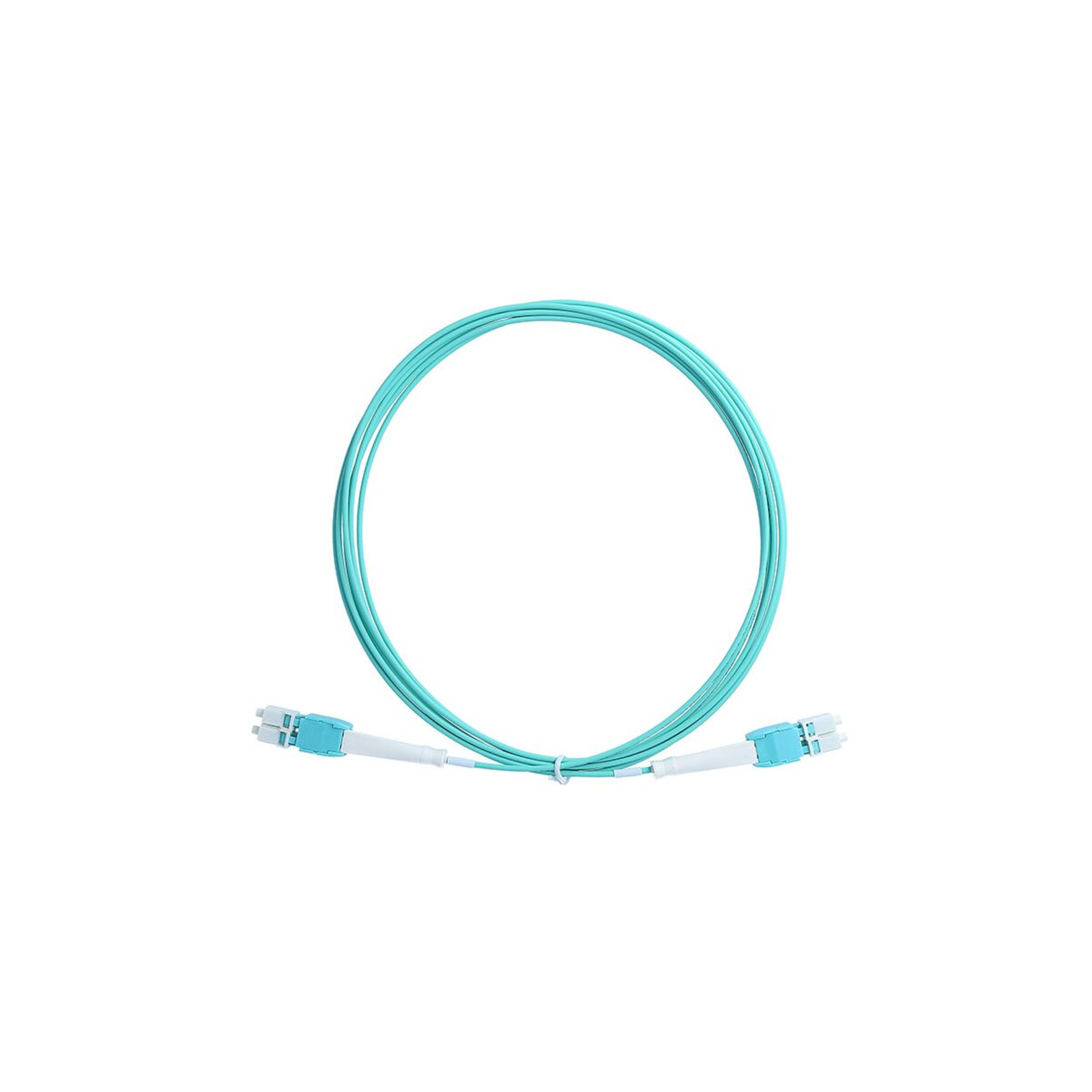 BlueOptics Duplex Fibre Optic Patch Cable LC Uniboot-LC Uniboot Multimode OM3 1 Metre