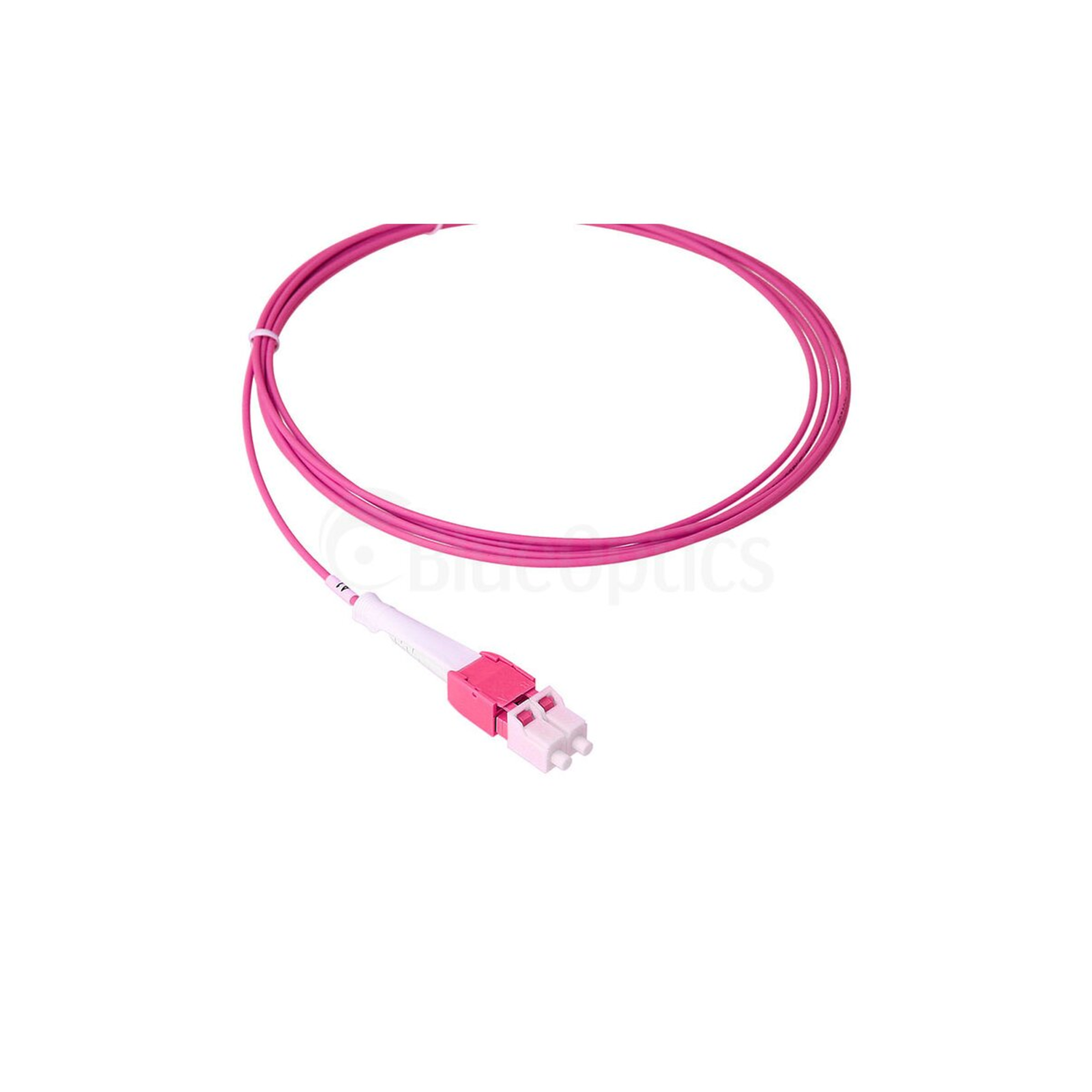 BlueOptics Duplex Fibre Optic Patch Cable LC Uniboot-LC Uniboot Multimode OM4 1 Metre