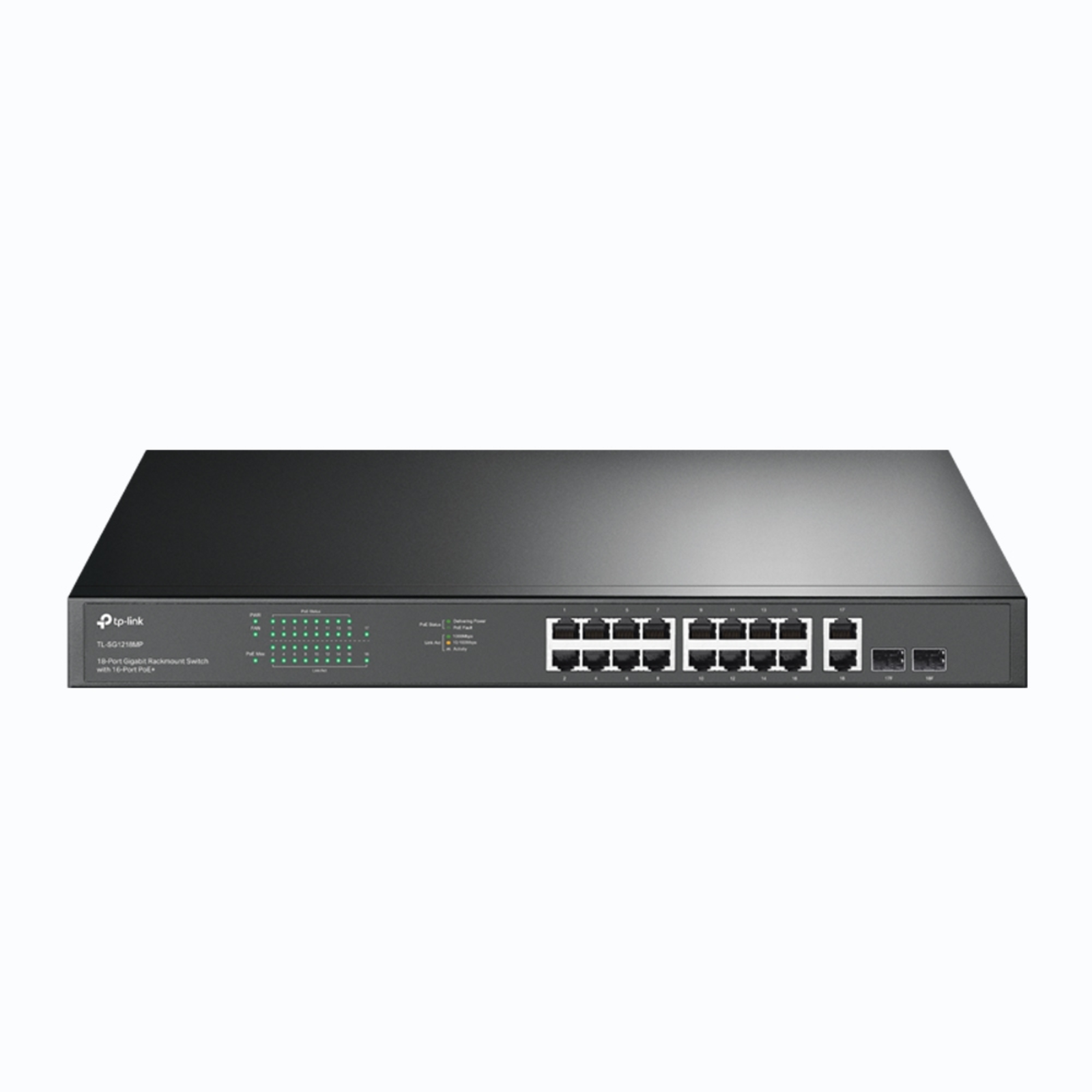 TP-Link SG1218MP Unmanaged Switch 18x Gigabit Ethernet 16x PoE+ 250W