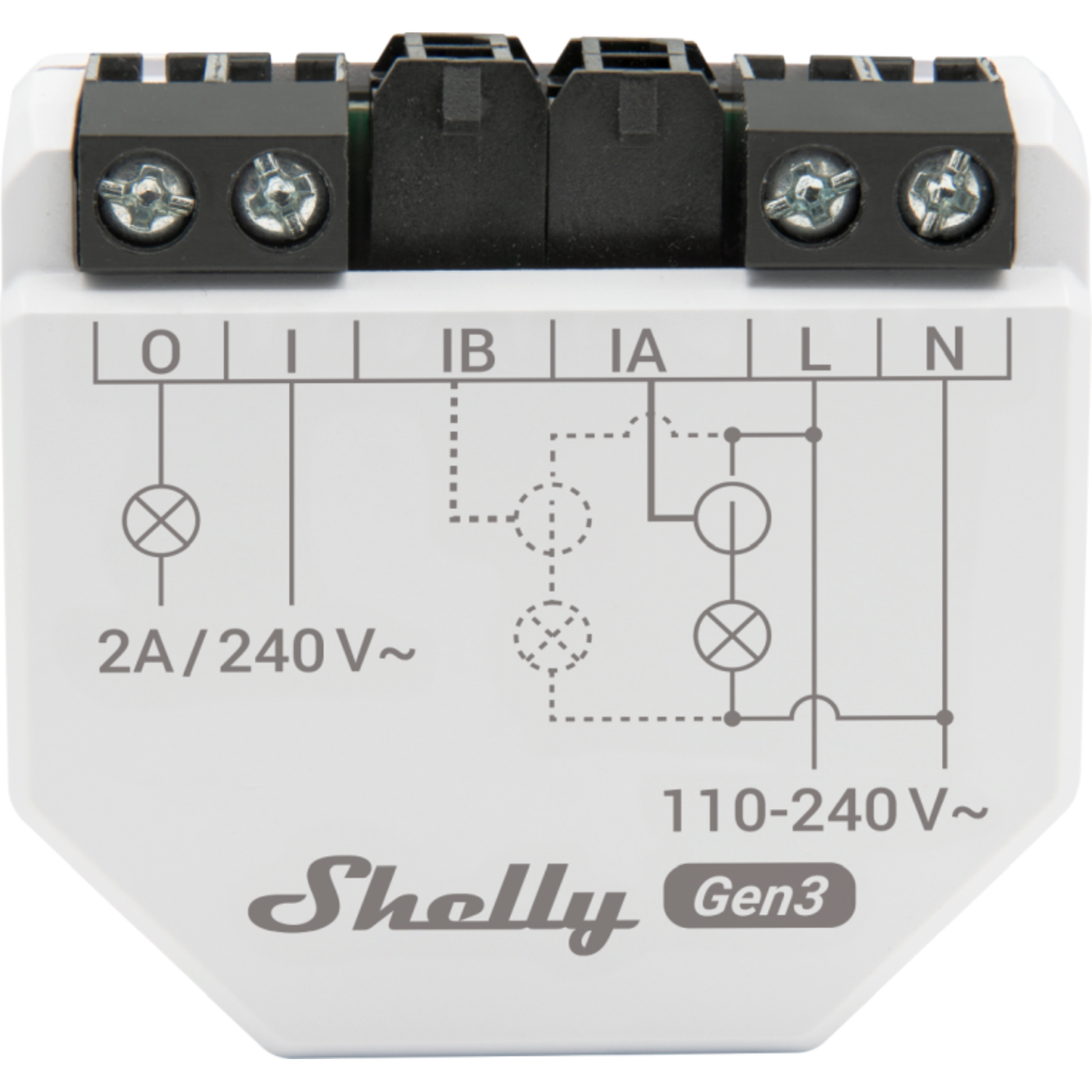 Slighty Flush-mounted InchEM Gen3 Inch Incl. 1x 50A Terminal Current Meter