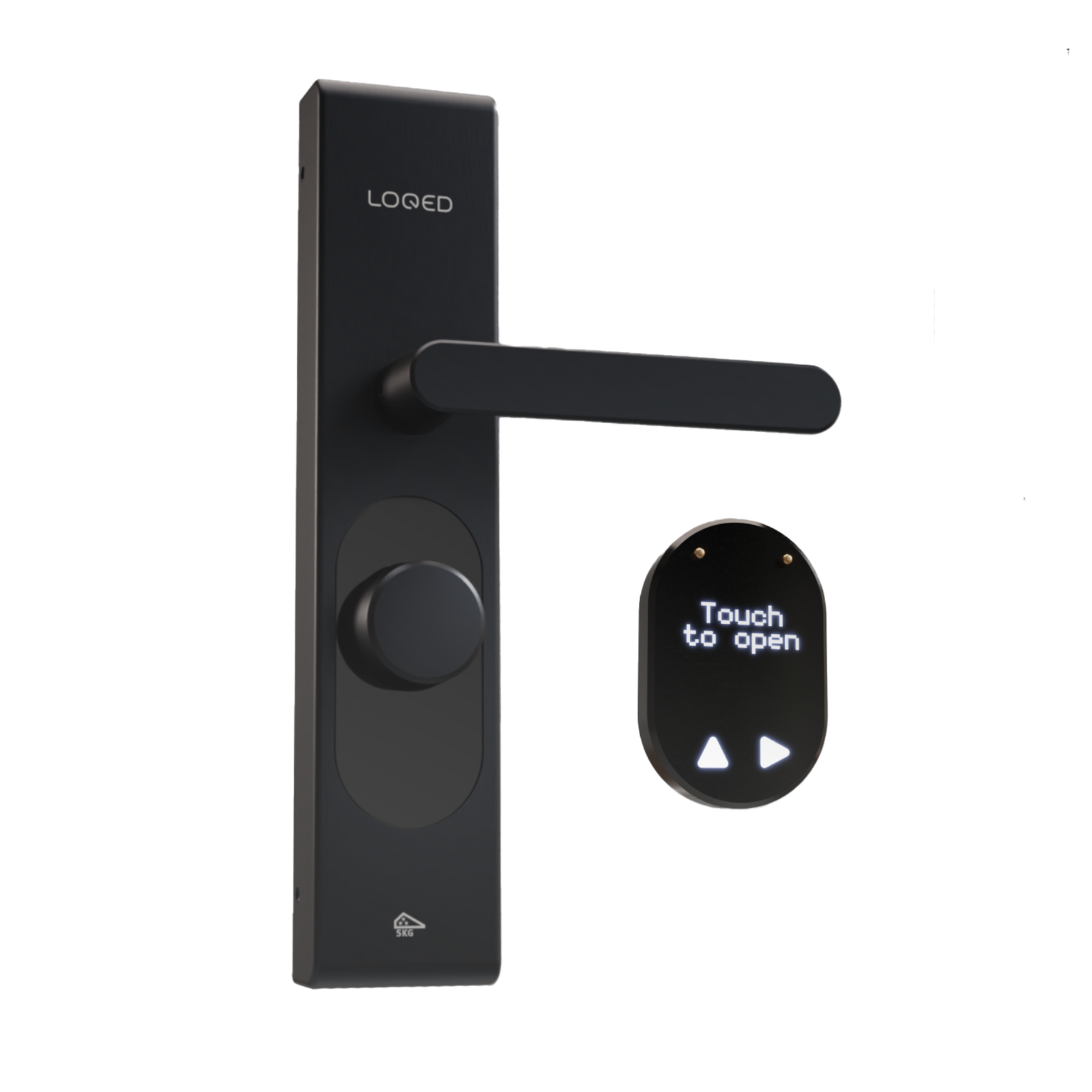 Slighty LOQED Touch Smart Lock Black Edition Door Lock Drive Door Opener Control Bluetooth Wi-Fi