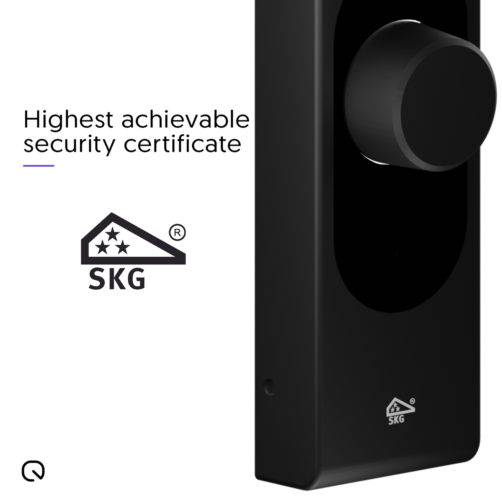 Slighty LOQED Touch Smart Lock Black Edition Door Lock Drive Door Opener Control Bluetooth Wi-Fi