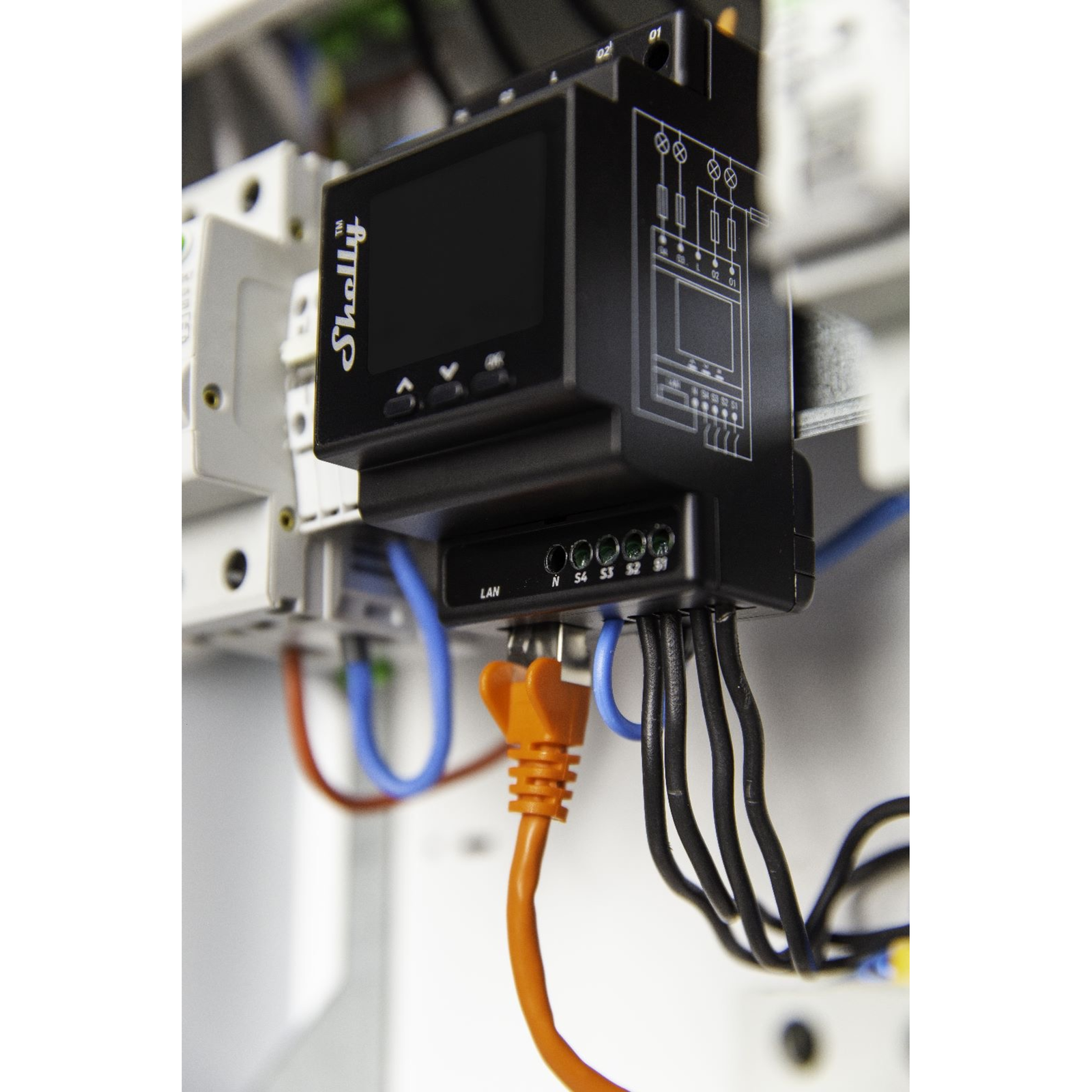 Slighty DIN Rail Pro Dual Cover Amp Shutter PM Relay Max. 32A 1 Phase 2 X Bidirectional Motor Control