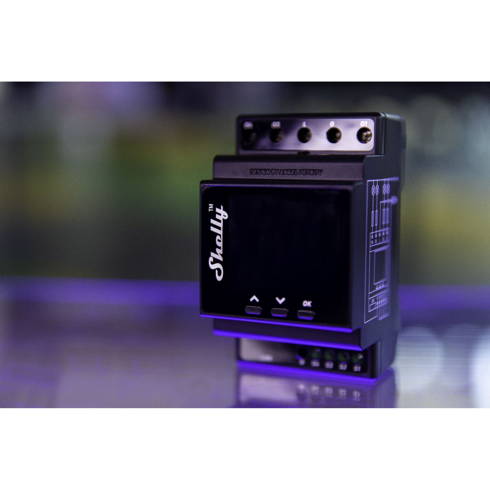 Slighty DIN Rail Pro Dual Cover Amp Shutter PM Relay Max. 32A 1 Phase 2 X Bidirectional Motor Control