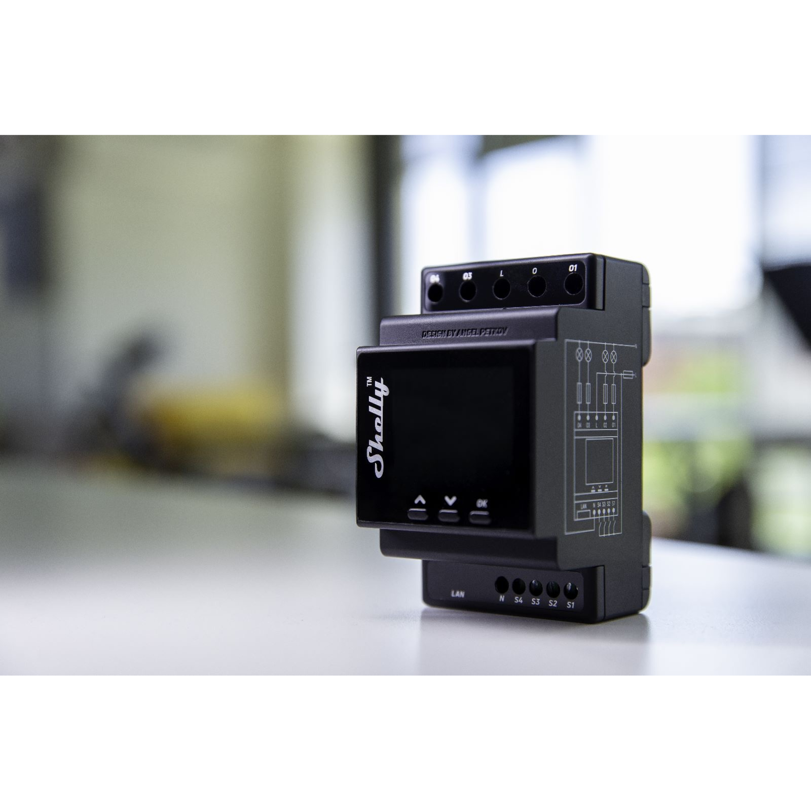 Slighty DIN Rail Pro Dual Cover Amp Shutter PM Relay Max. 32A 1 Phase 2 X Bidirectional Motor Control