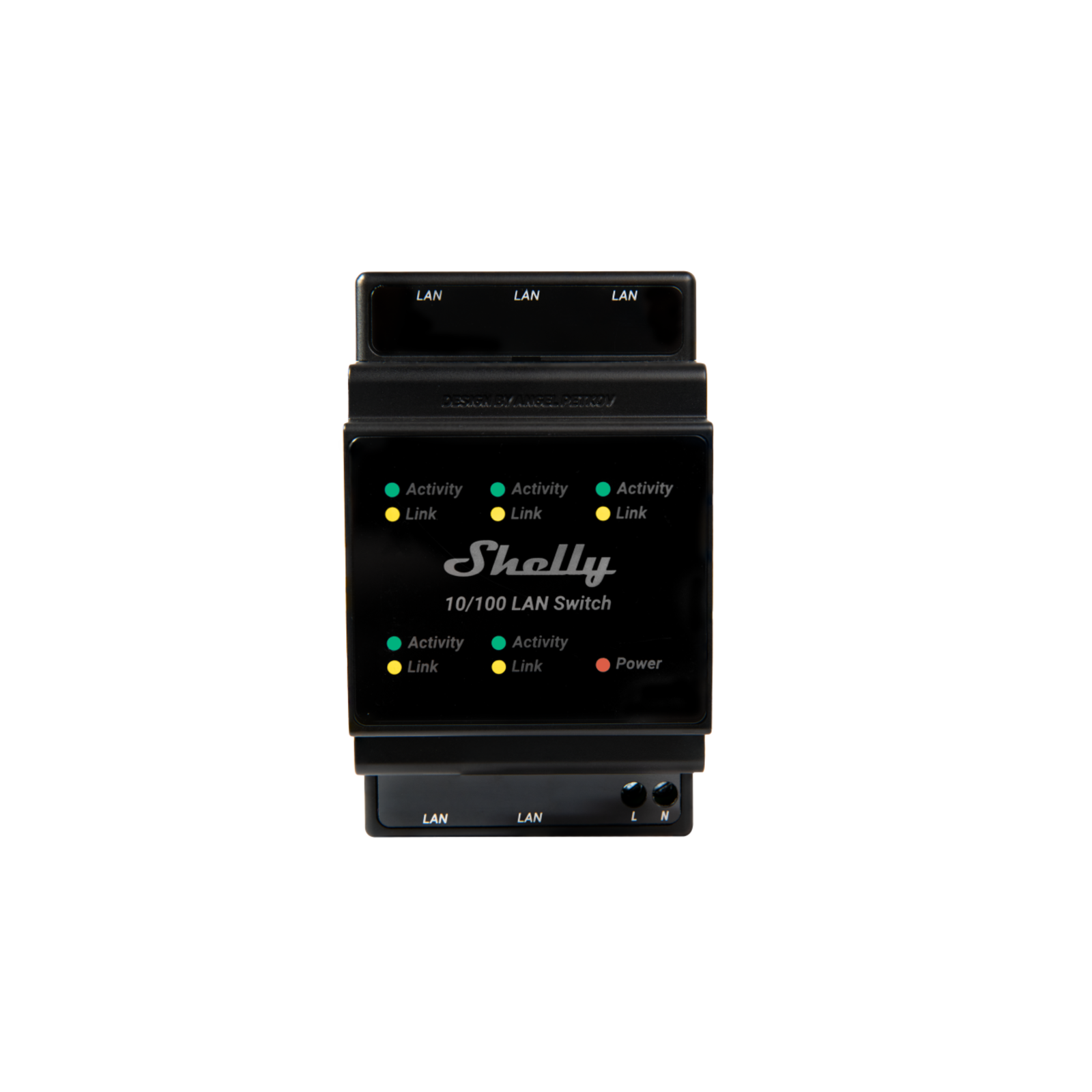 Slighty DIN Rail LAN Switch 5 Ports 10/100 Mbit