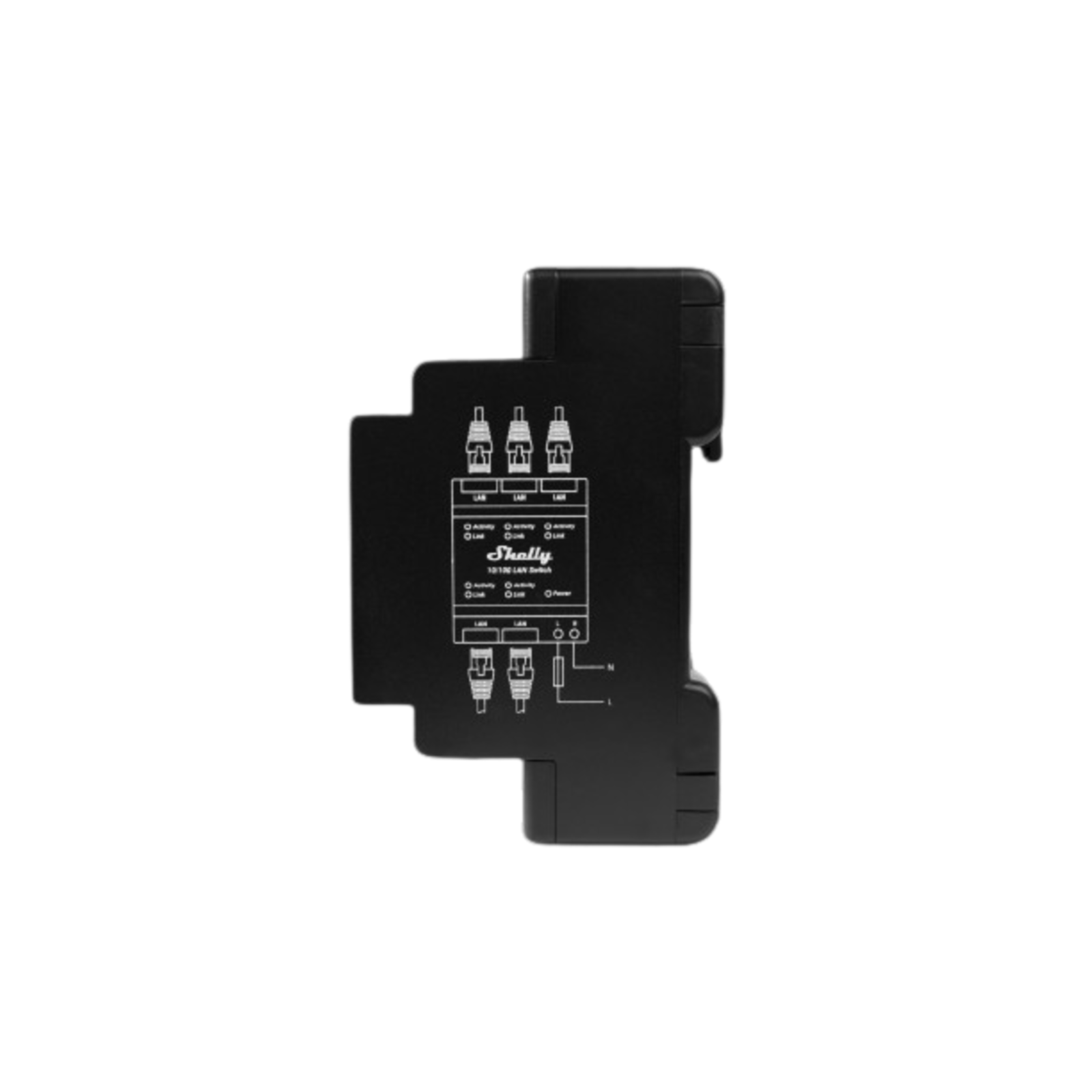 Slighty DIN Rail LAN Switch 5 Ports 10/100 Mbit