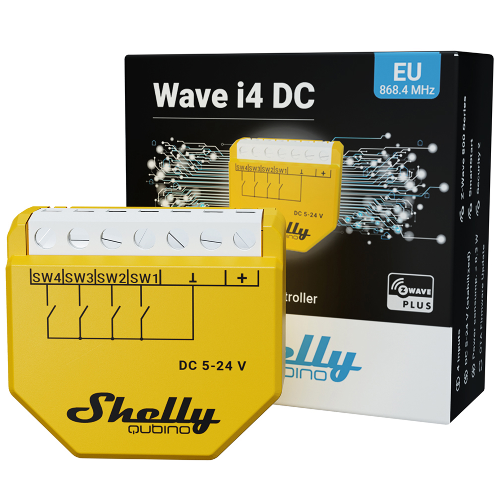Slighty Slighty Qubino Wave I4 DC Scenario Module Z-Wave