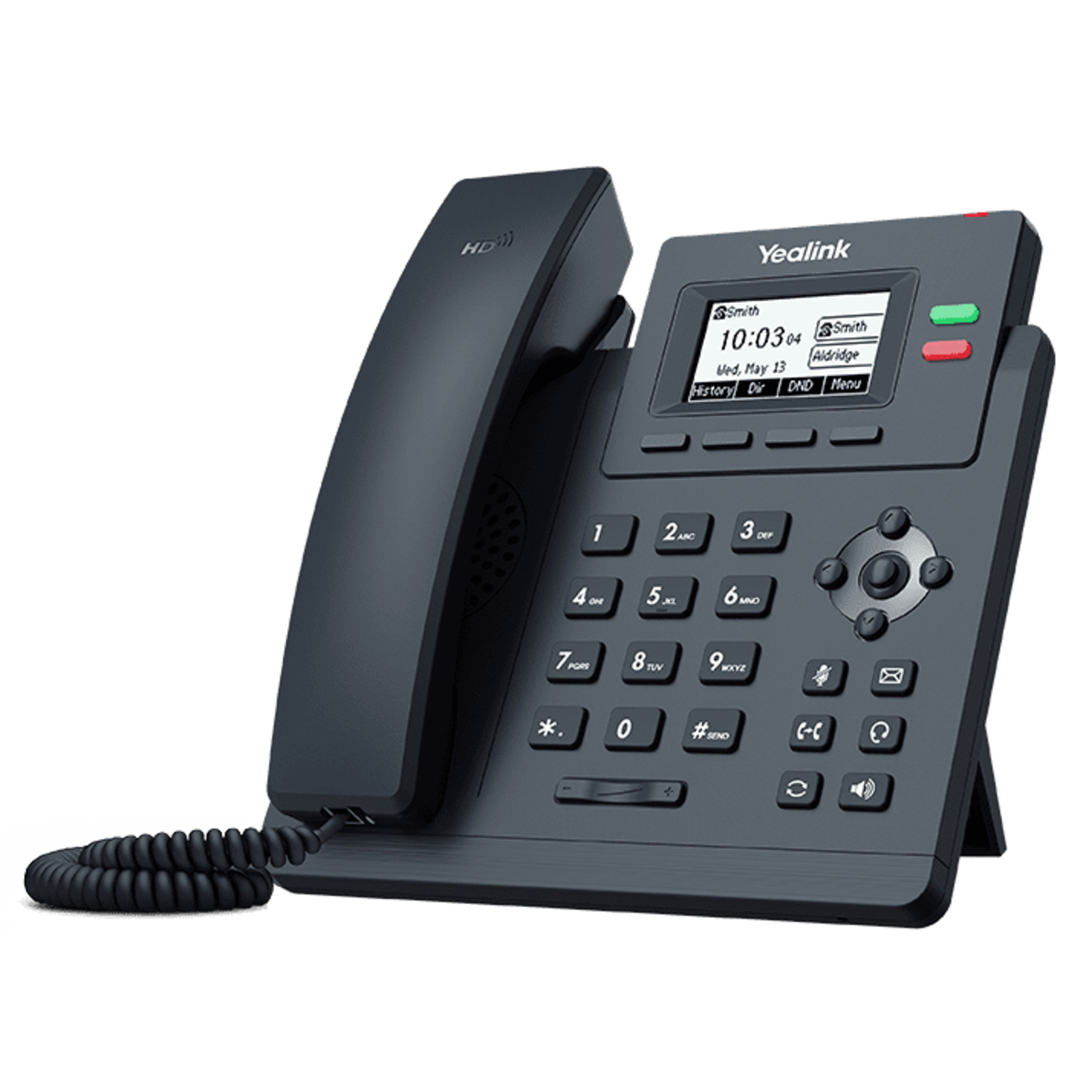 Yealink SIP-T31P IP Telephone Grey Corded Handset 1000 Entries LCD 5.84cm