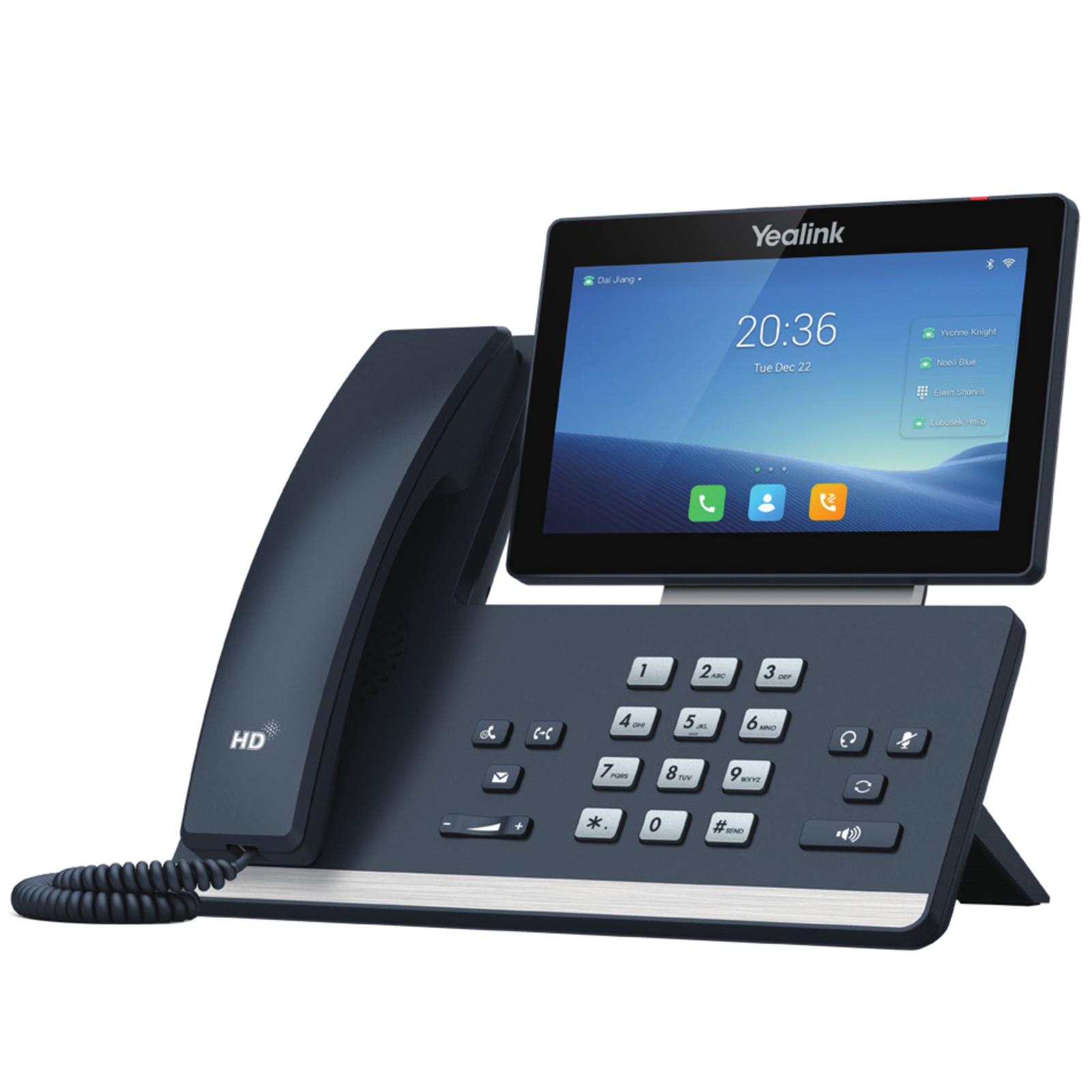 Yealink SIP-T58W IP Phone Grey Corded Handset In-band Out-of-band SIP Info