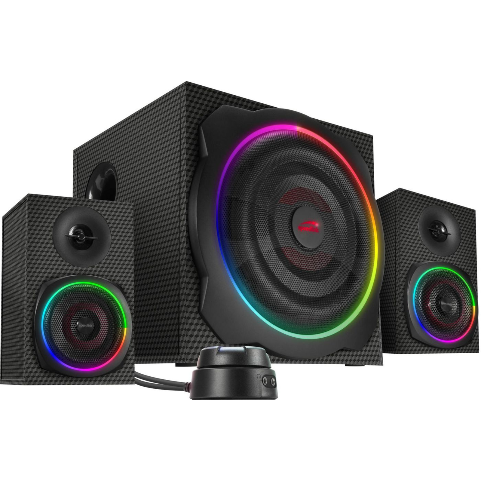 Speedlink Speaker GRAVITY CARBON RGB 2.1 System