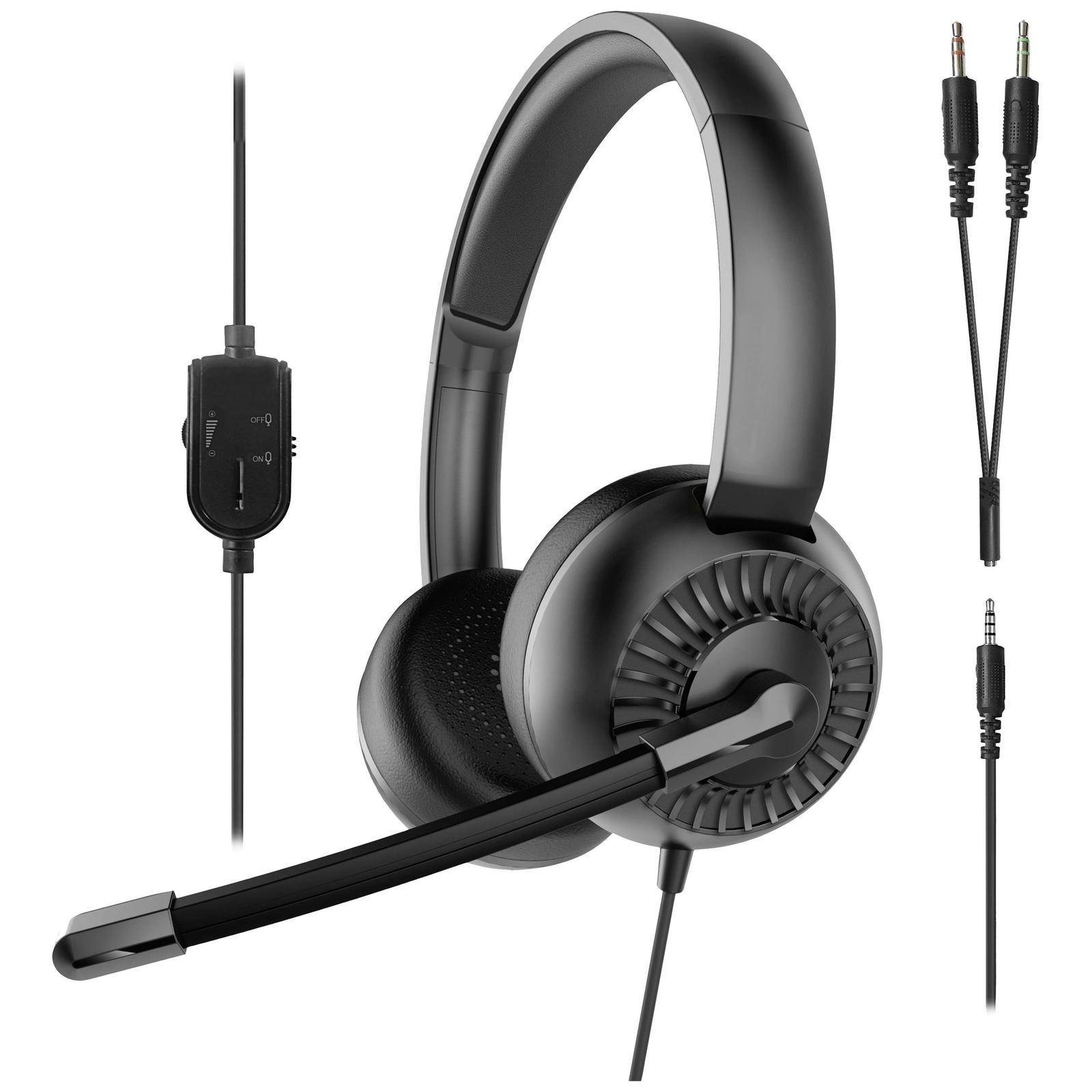 Speedlink METIS Stereo Headset 3.5mm Jack with Y-adapter Black