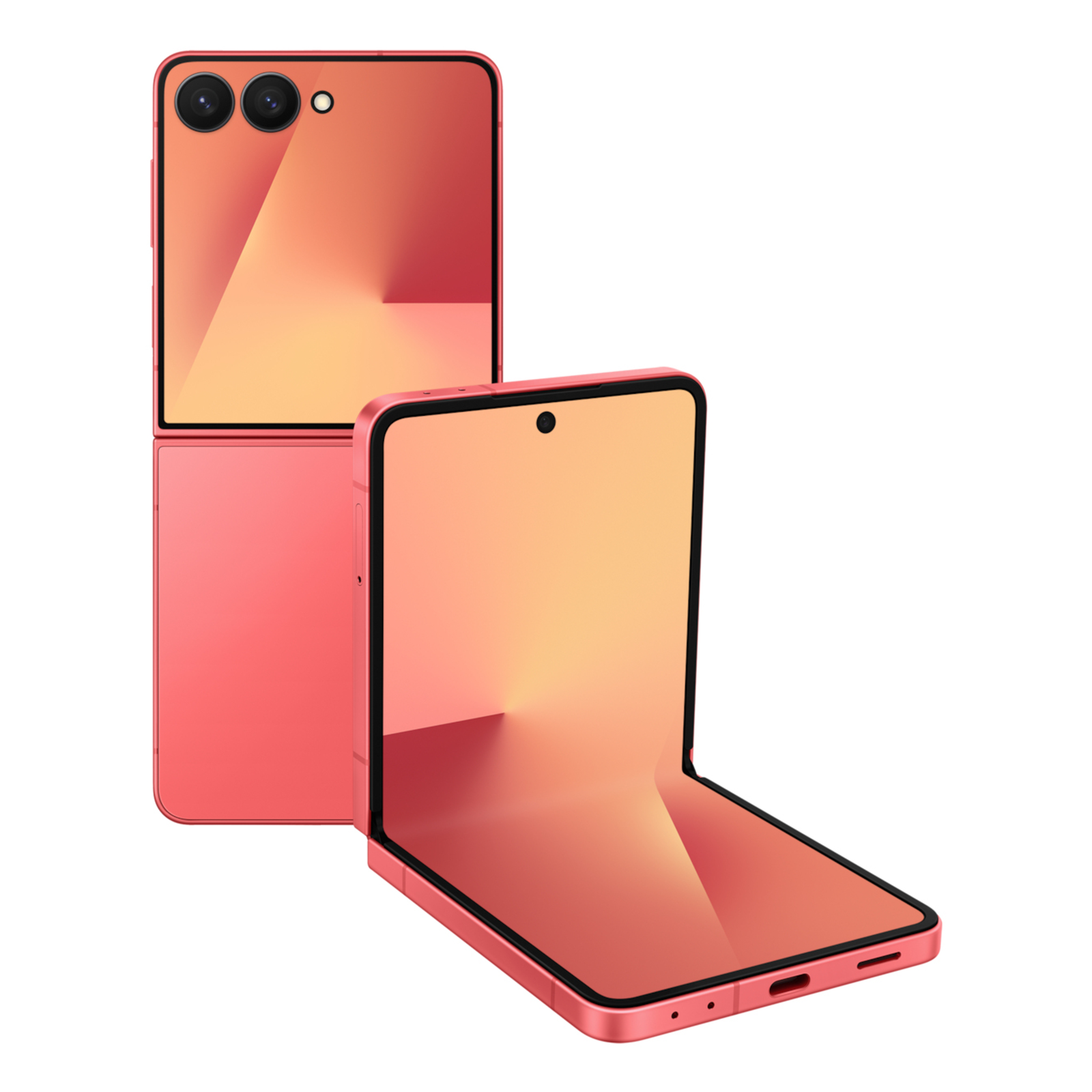 Samsung Galaxy Z Flip7 256GB Coral Red 17.41cm 6.9inch OLED Display Android 16 Dual Camera Foldable
