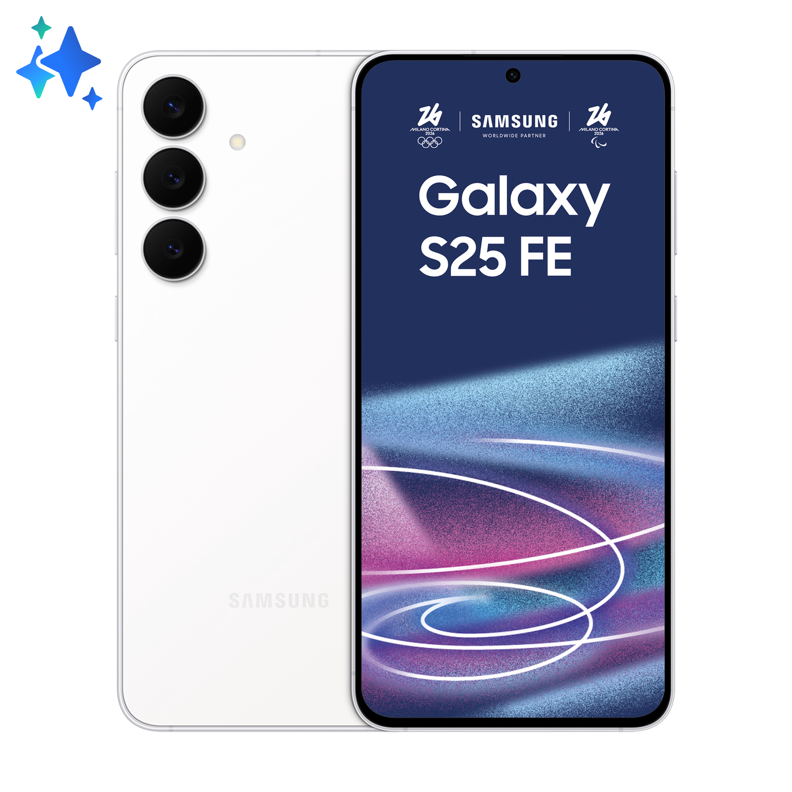 Samsung Galaxy S25 FE 256GB White EU 17.11 Cm (6.7inch) OLED Display Android 16 50MP Triple Camera