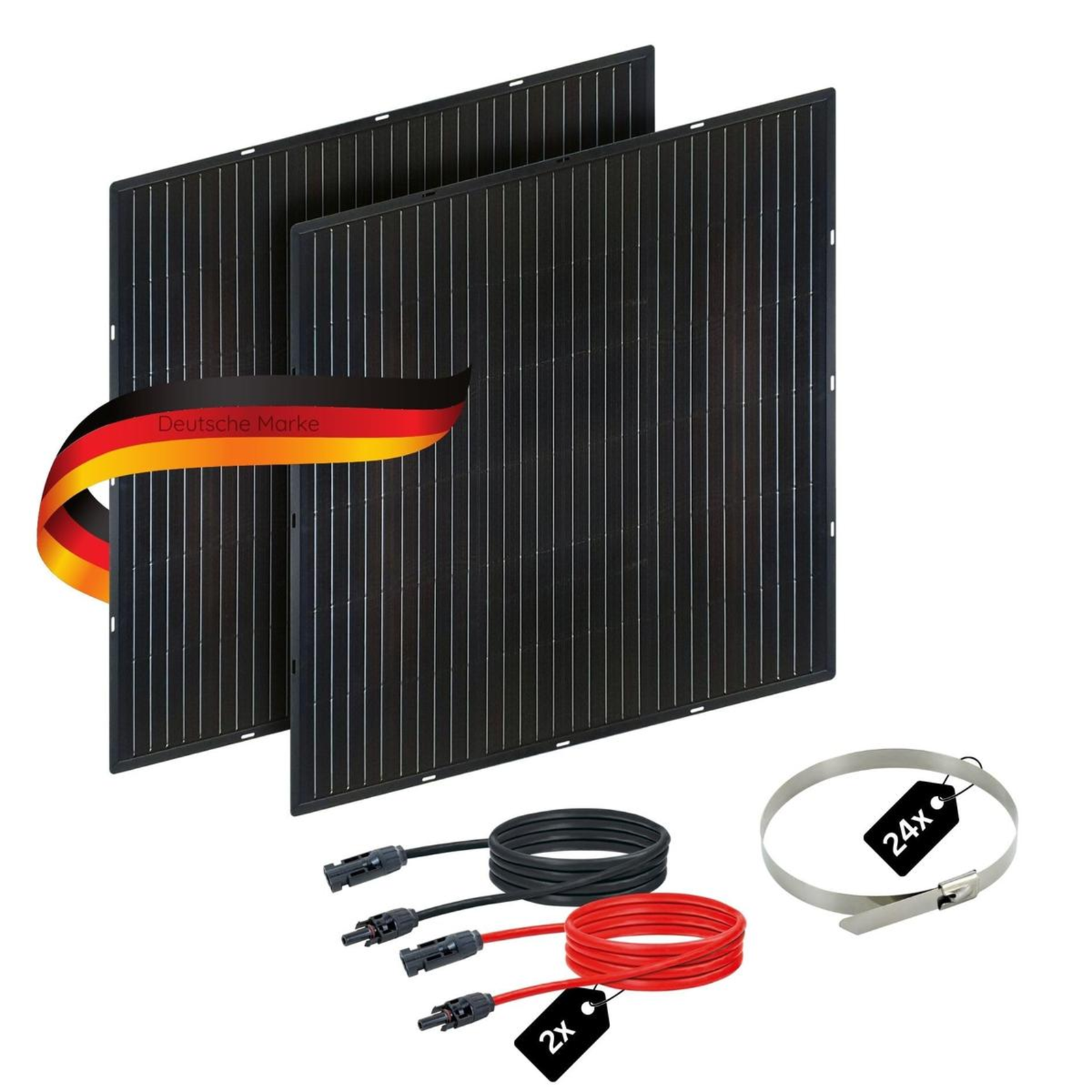 Schwaiger Slim 2x Solar Module Incl. 1.6 M Cable