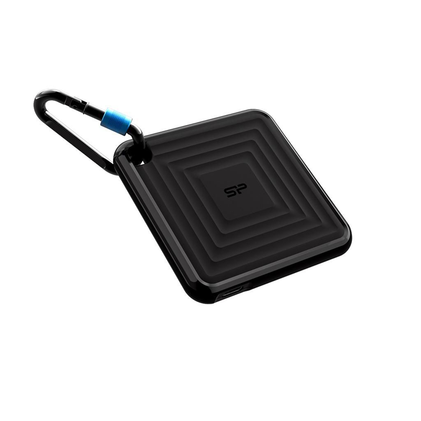 Silicon Power Portable Solid State Drive 2TB Solid State Drive USB 3.2 PC60 Black