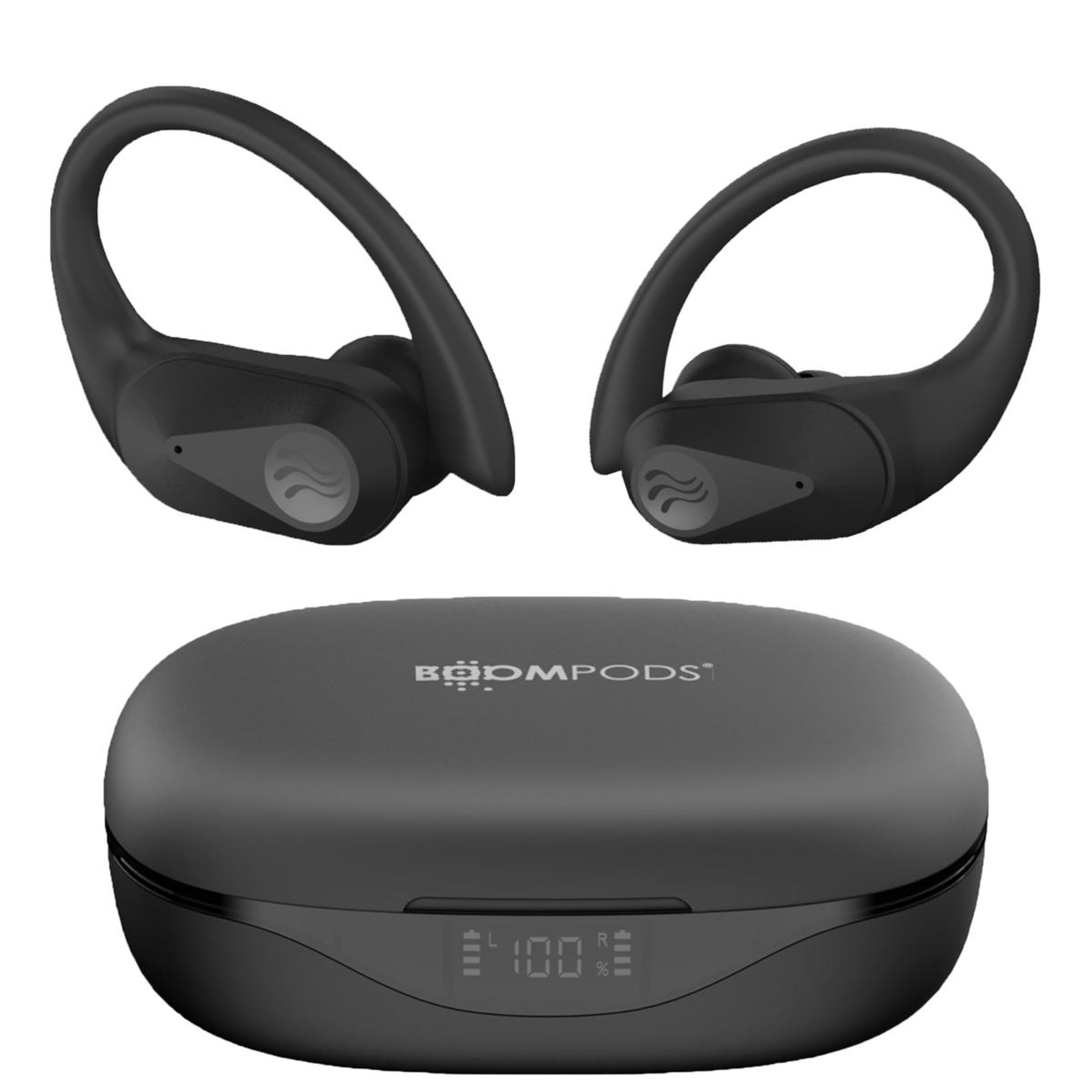 BOOMPODS Sportpods Ocean TWS Black