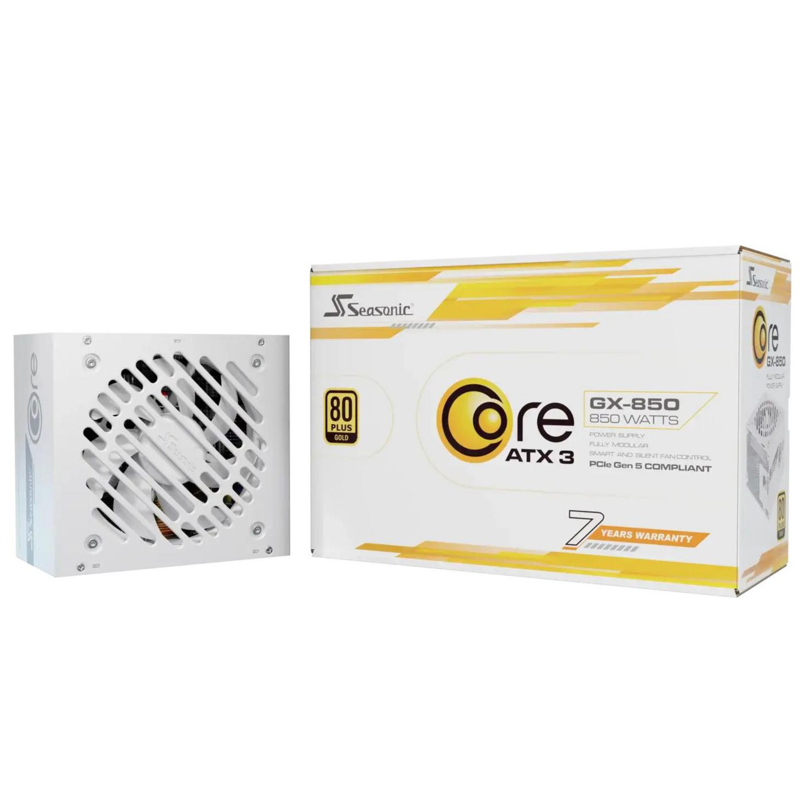 Seasonic Core GX V2 2024 ATX Power Supply 850W (White)
