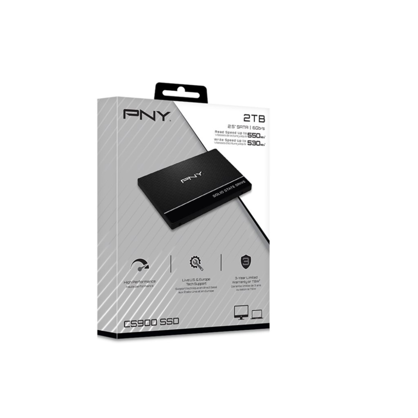 PNY SSD CS900 2TB 2.5 SATA-600