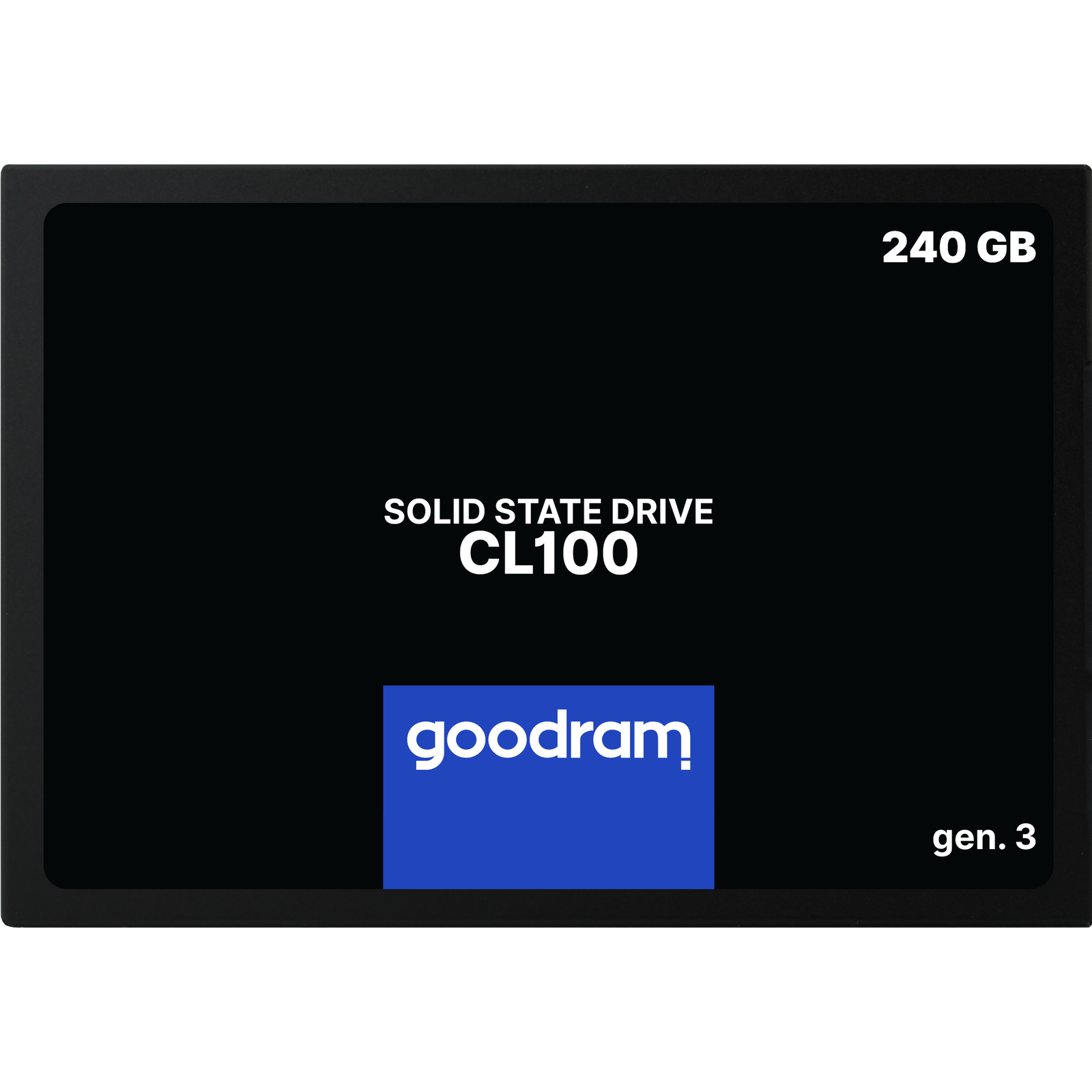 GOODRAM SSD 240 GB SATA III 520 MB/s 400 MB/s Black