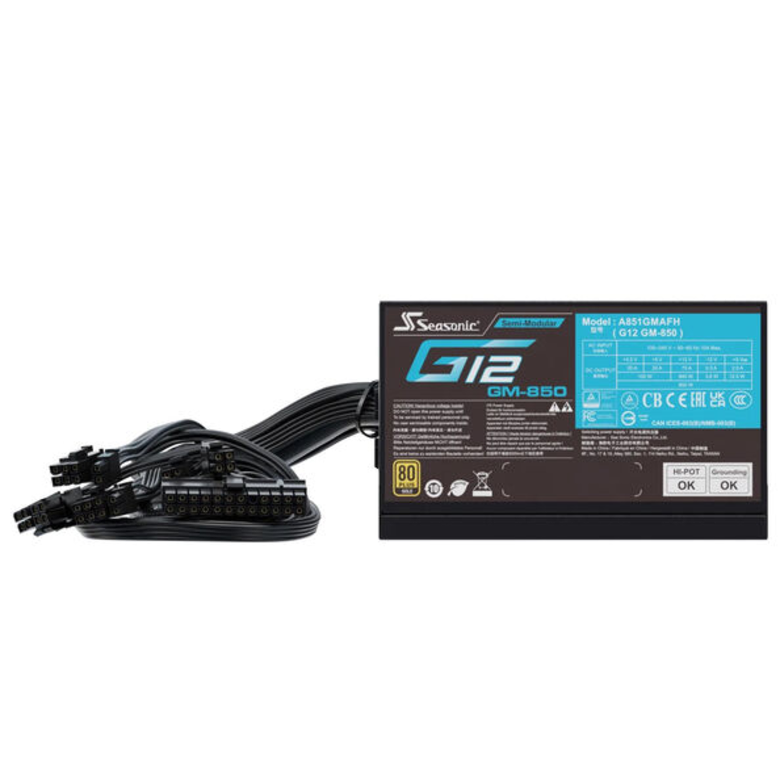 Seasonic G12 GM-850 80+ gold