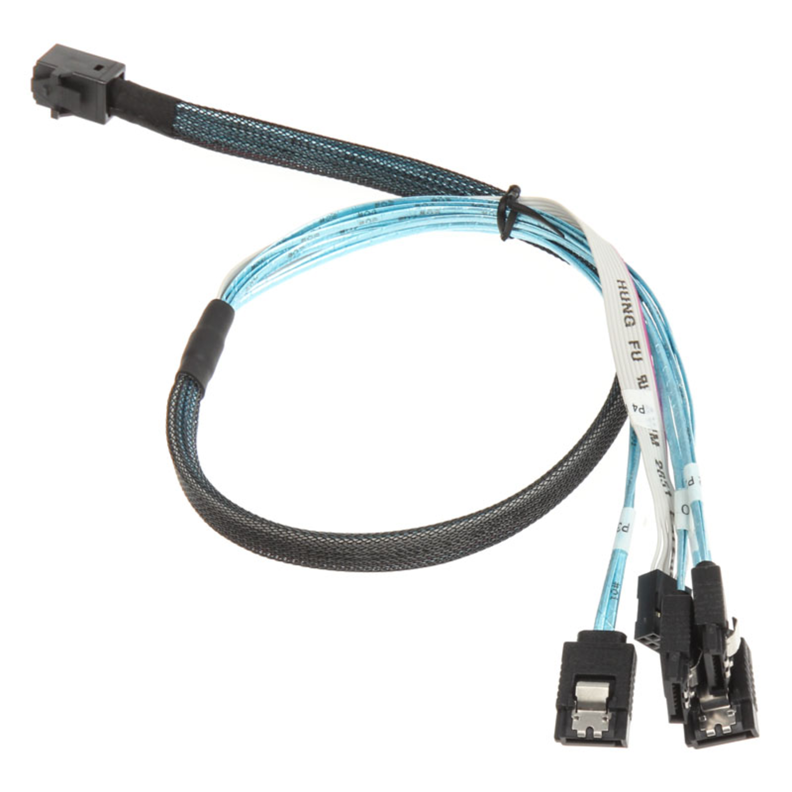 SilverStone CPS05 SATA/SAS Cable with Sidebands SAS 12Gbit/s 4-lane 4x Mini SAS HD (SFF-8643)