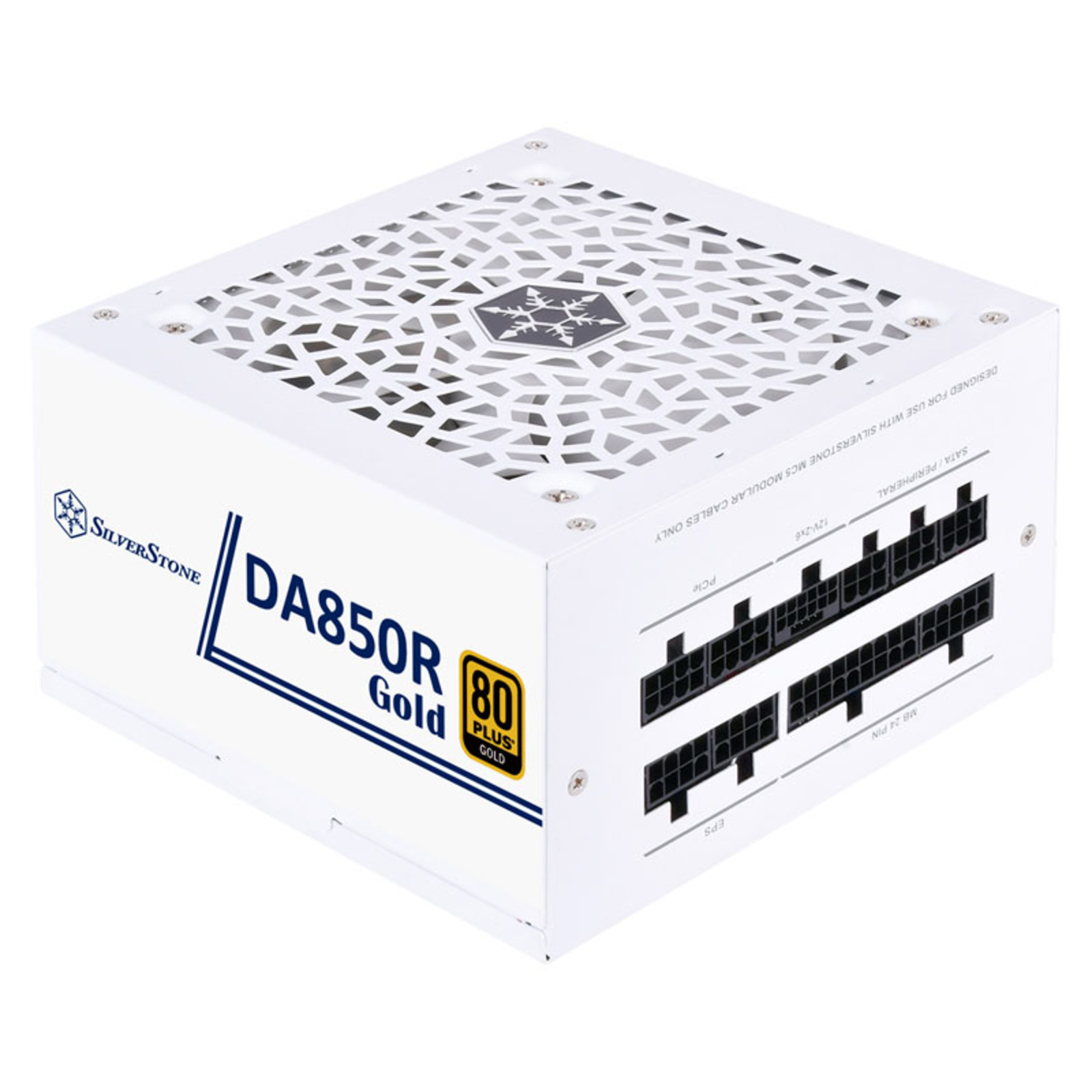 SilverStone SST-DA850R-GMA-WWW White 1x 12-pin ATX3.0 4x PCIe Cable Management 850 Watts