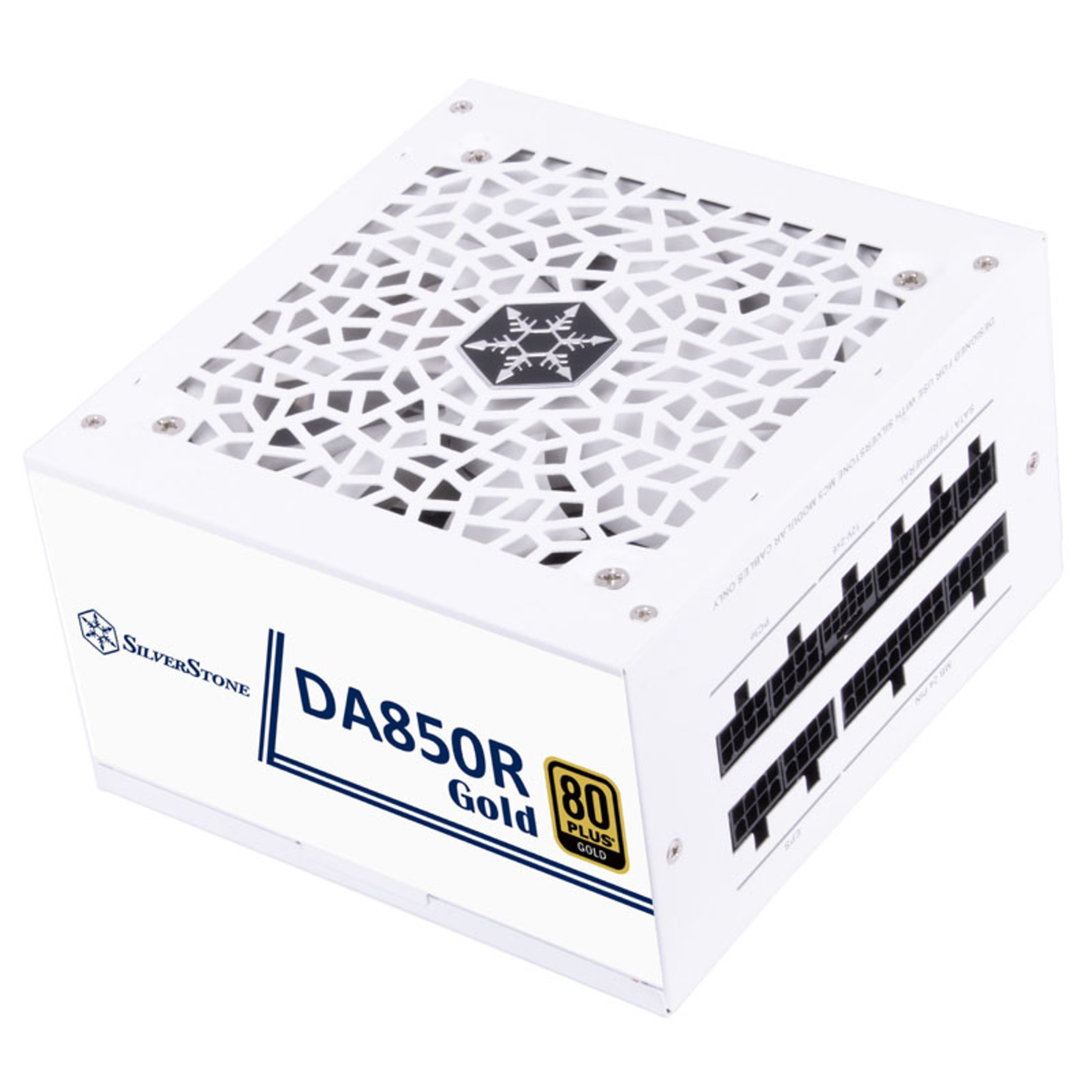 SilverStone SST-DA850R-GMA-WWW White 1x 12-pin ATX3.0 4x PCIe Cable Management 850 Watts