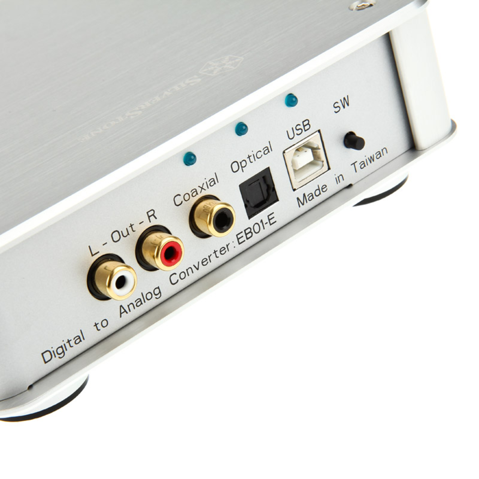 SilverStone SST-EB01S-E Ensemble Digital to Analogue Converter Silver