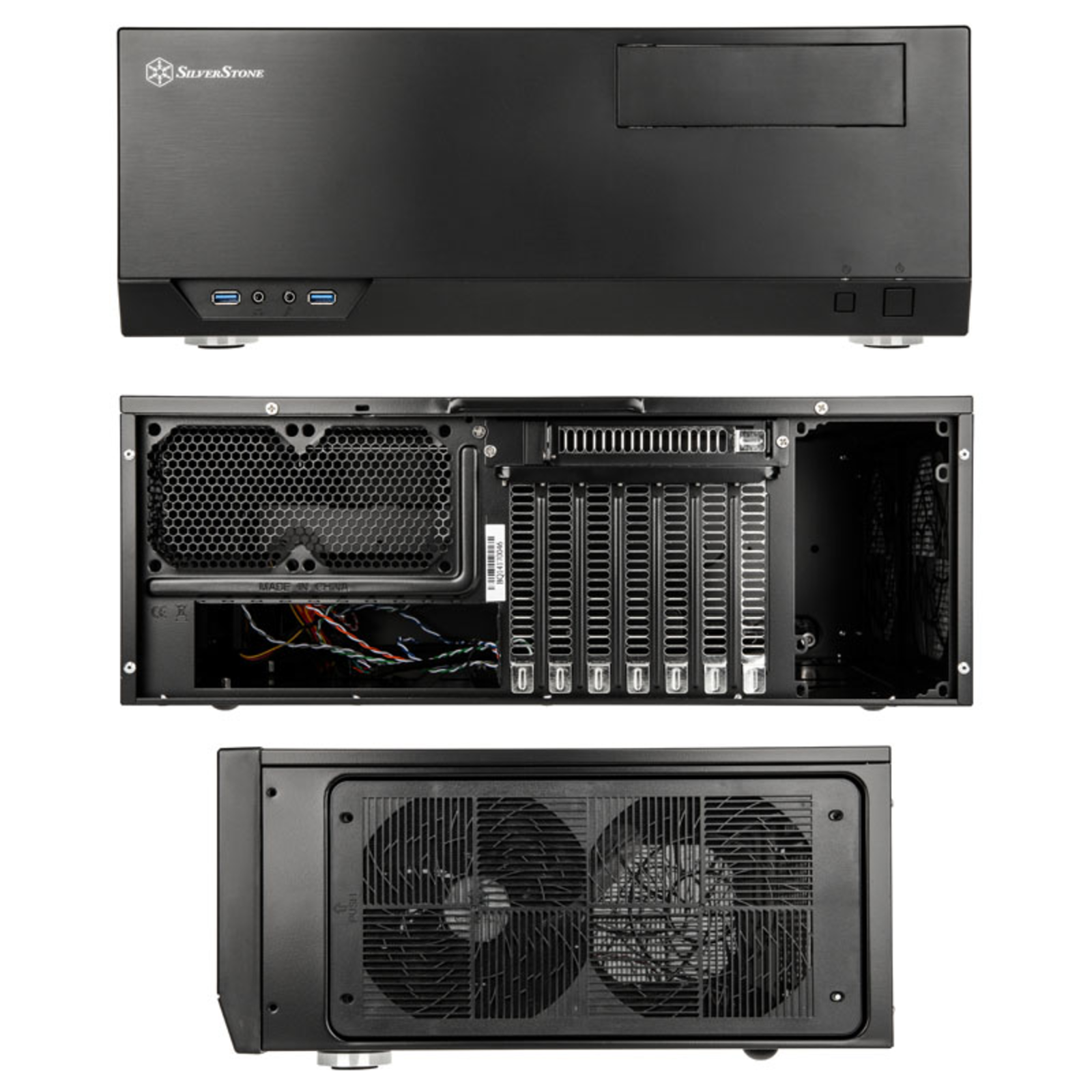 SilverStone SST-GD09B USB 3.0 Grandia Desktop Black