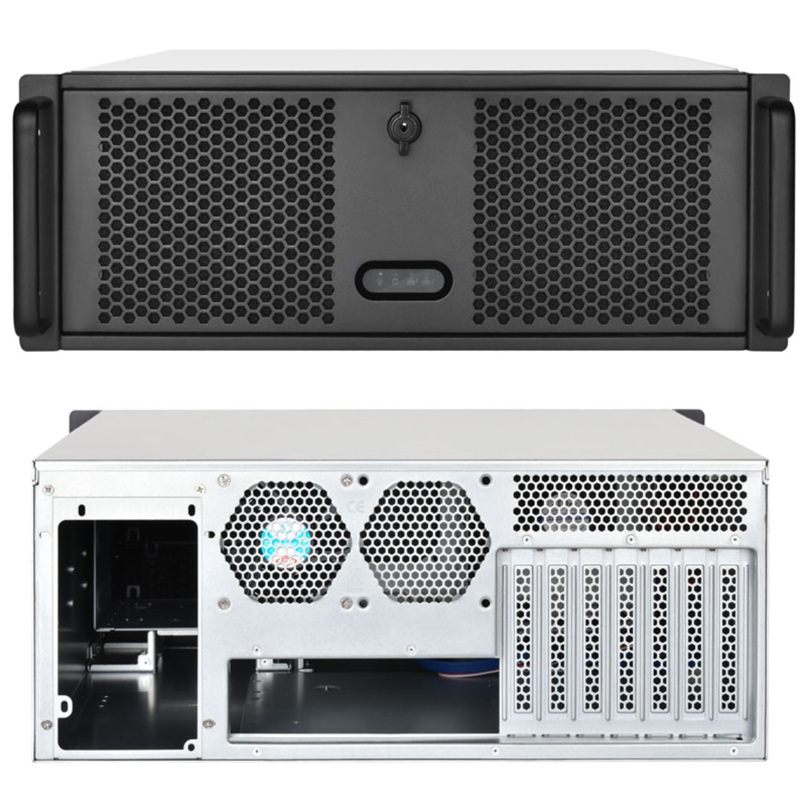 SilverStone RM400 Black 4 Height Units
