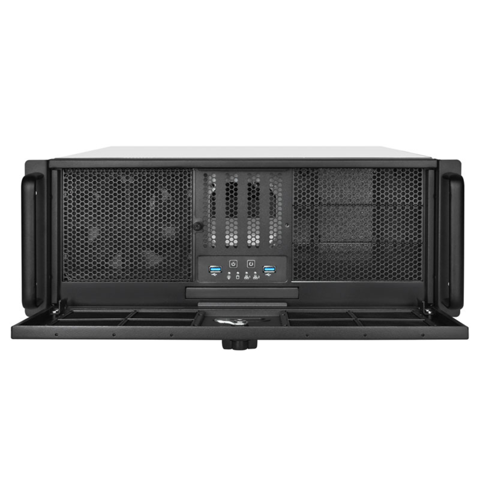 SilverStone RM400 Black 4 Height Units