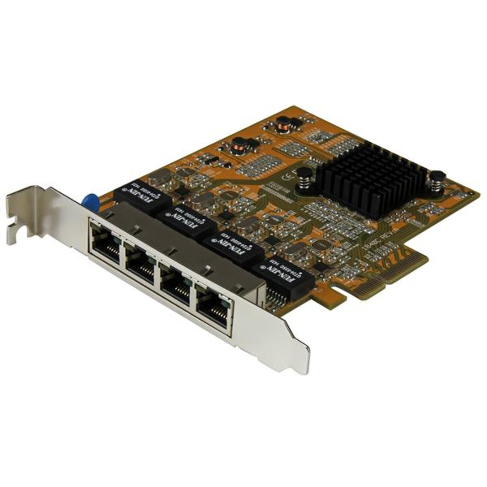 StarTech.com 4 Port PCIe Gigabit Network Card Built-in Wired PCI Express Ethernet