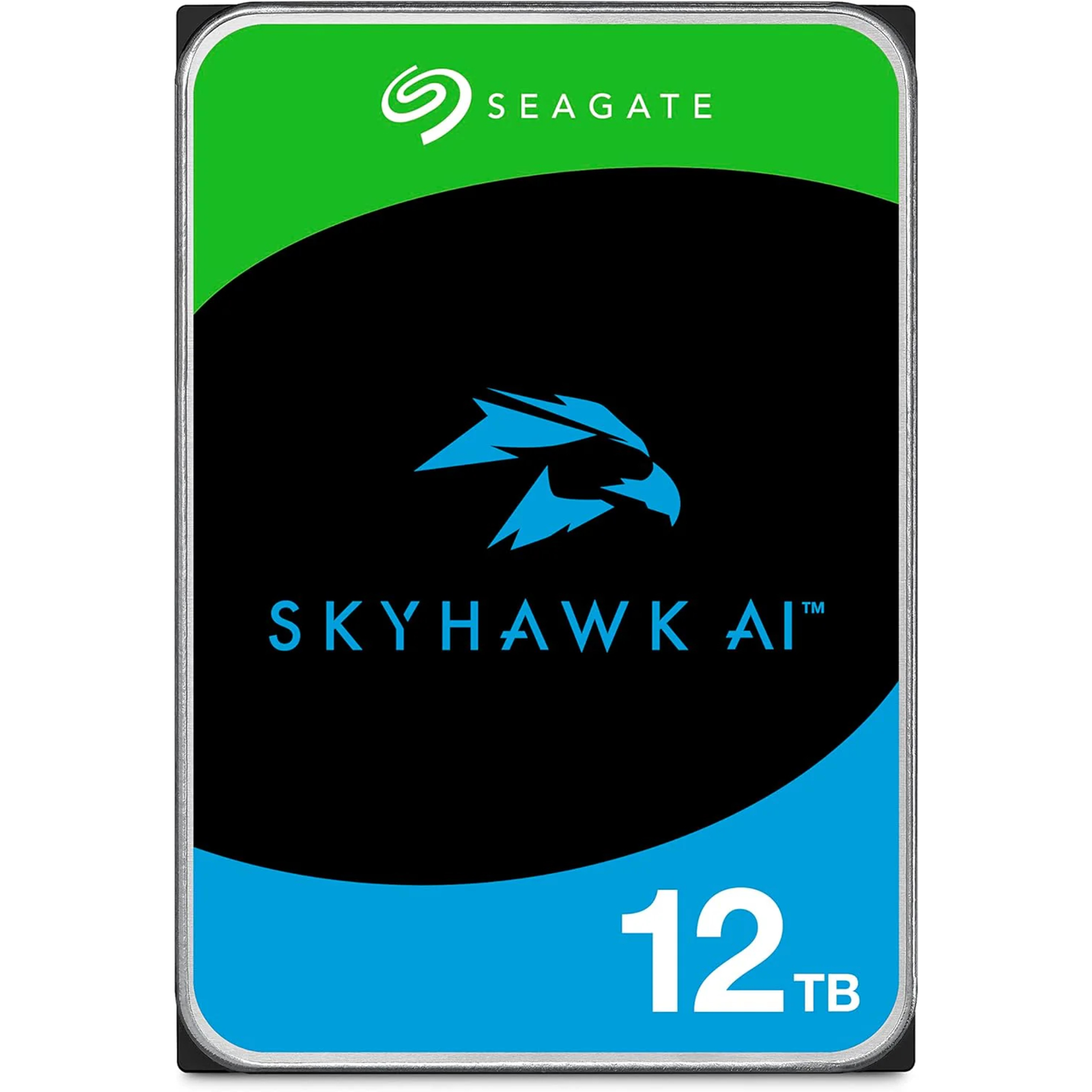 Seagate SkyHawk AI Hard Drive 12 TB Internal 3.5inch 8.9cm SATA 6Gb/s Buffer 512 MB 3 Y Ears Rescue