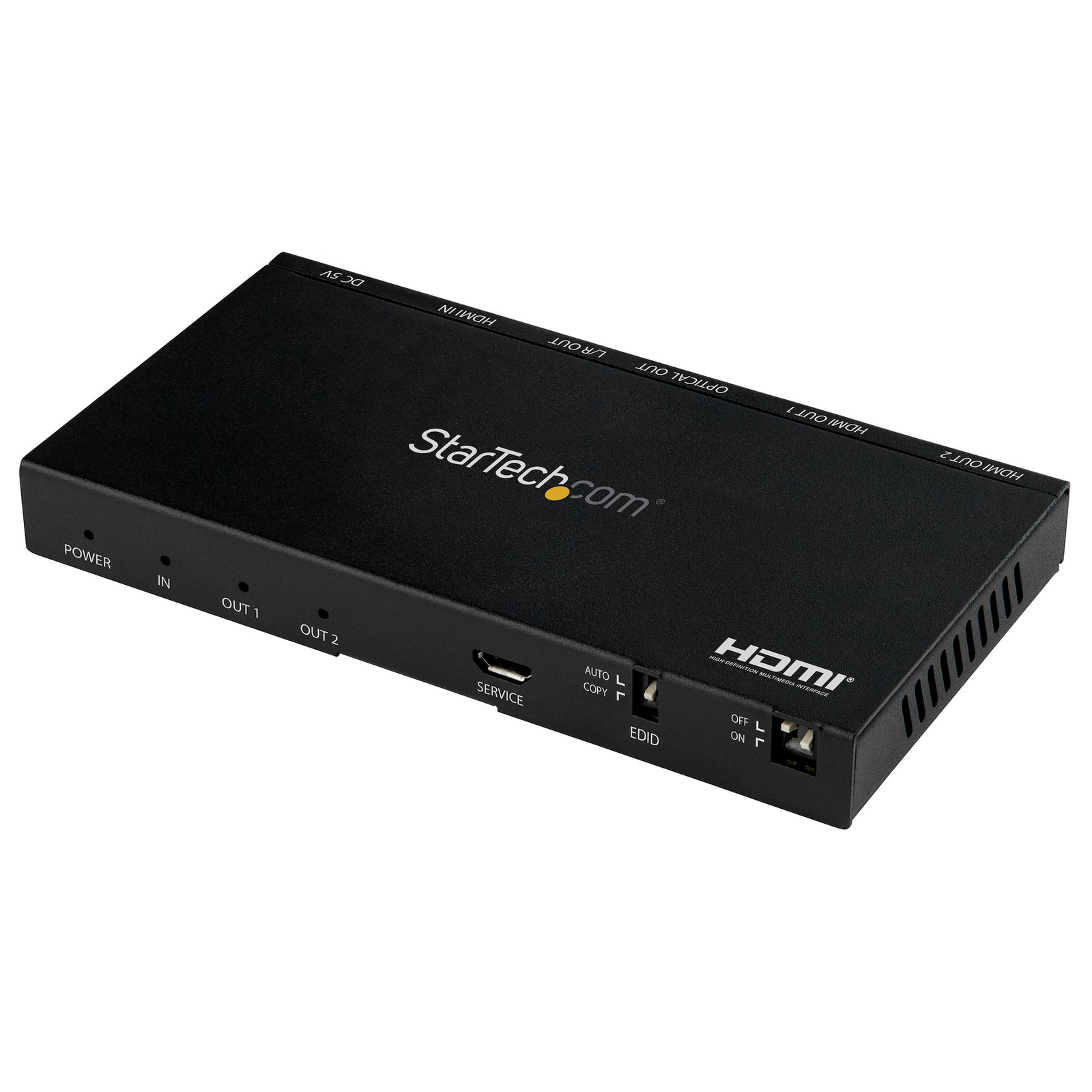 StarTech.com HDMI SPLITTER 2 Port HDMI 2.0 4K 60HZ with SCALER 7.1 SOUND