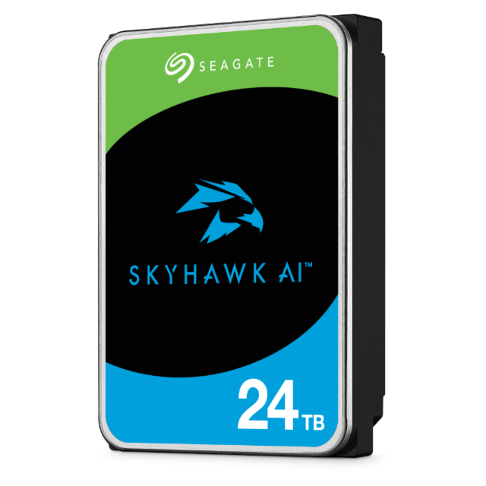 Seagate SkyHawk AI Hard Drive 24 TB Internal 3.5inch 8.9cm SATA 6Gb/s Buffer 512 MB 3 Y Ears Rescue