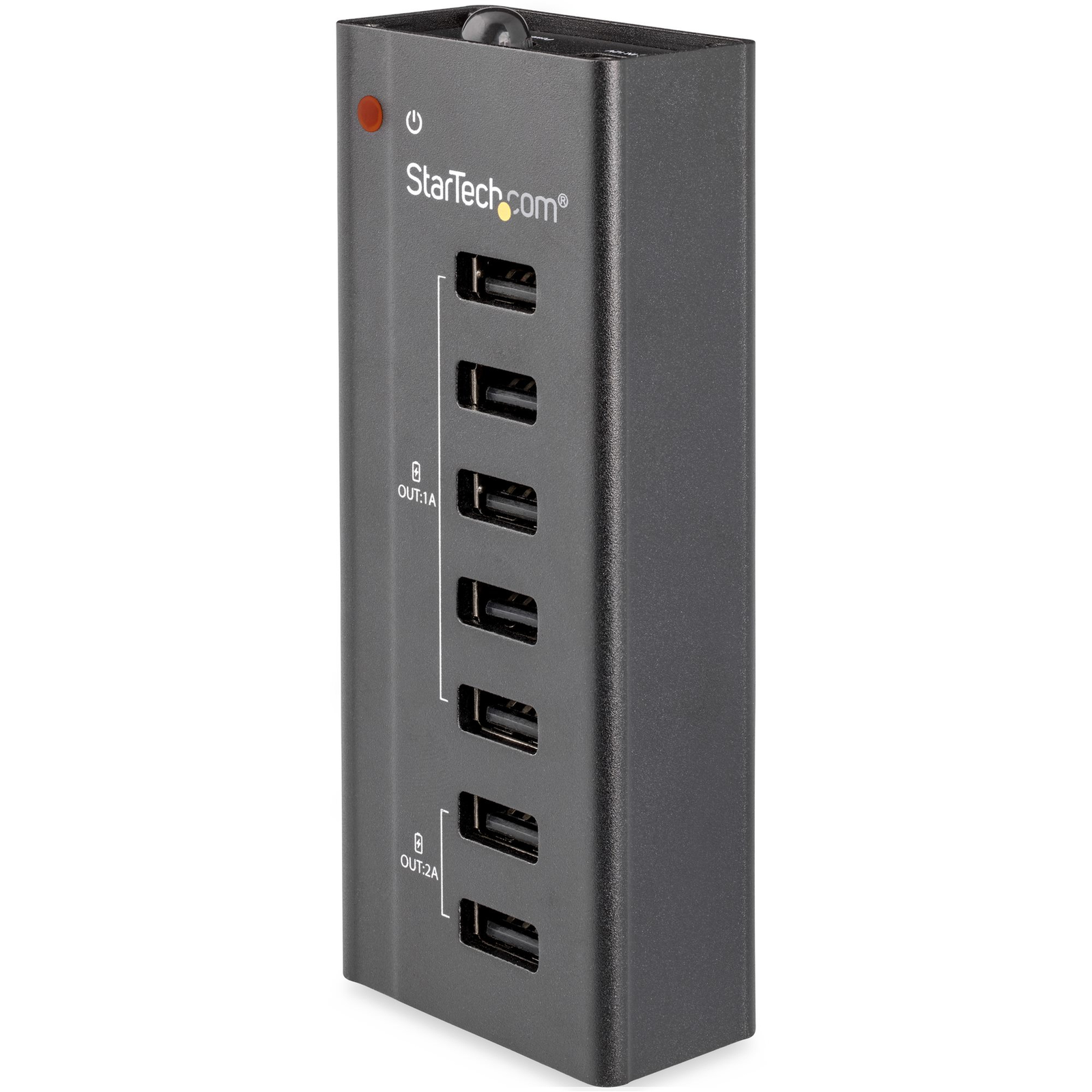 StarTech.com 7-port USB Charging Station 5x 1A Ports And 2x 2A Ports Indoor Direct Current 12 V