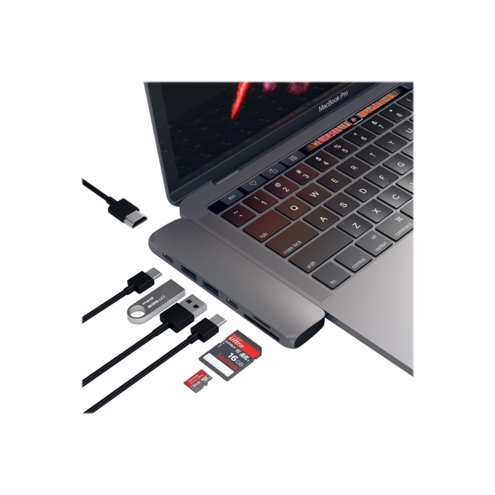 Satechi Aluminum Type-C Pro Hub Adapter Dockingstation