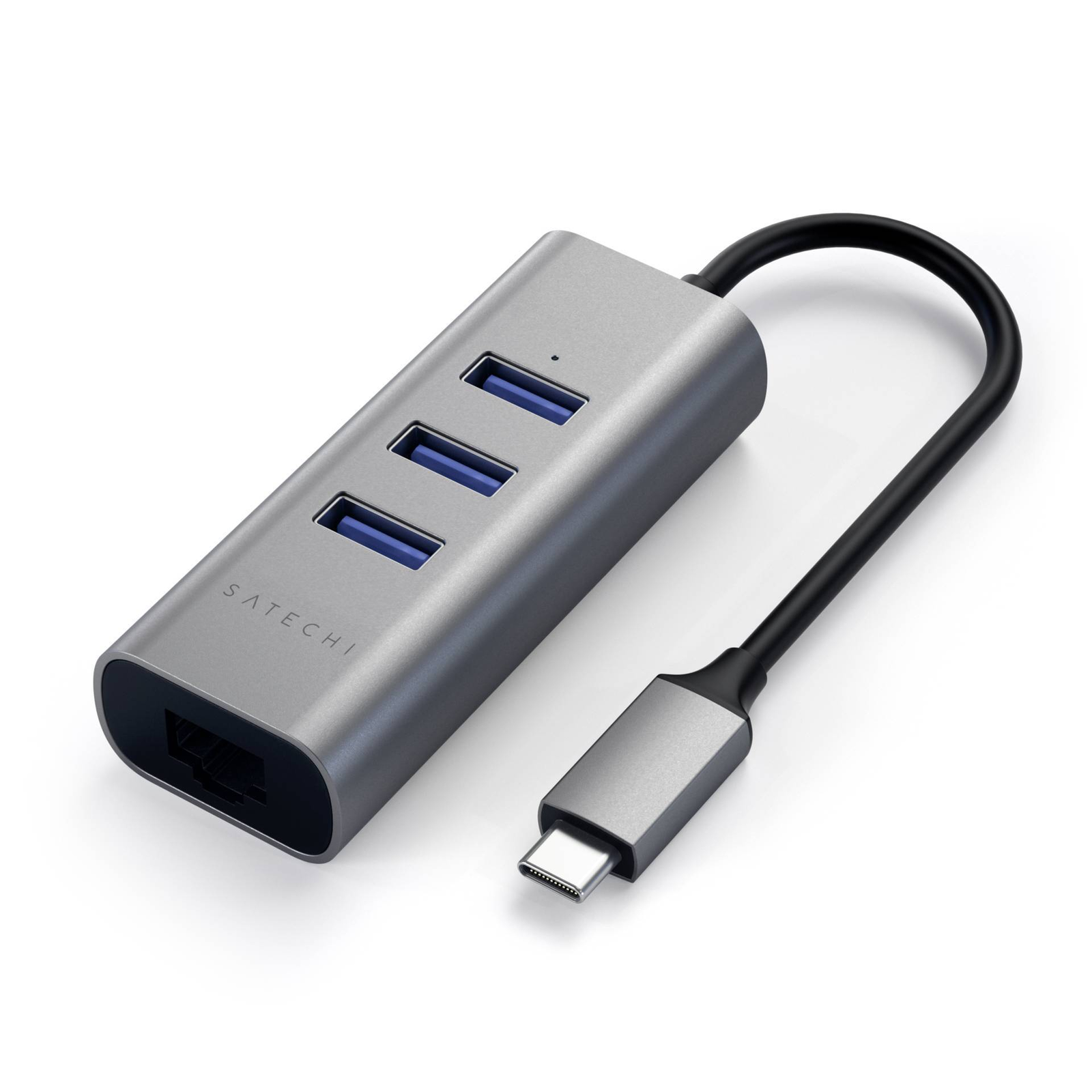 Satechi Type-C 2-in-1 3-Port USB 3.0 Hub & Ethernet 4-in-1 ST-TC2N1USB31AM