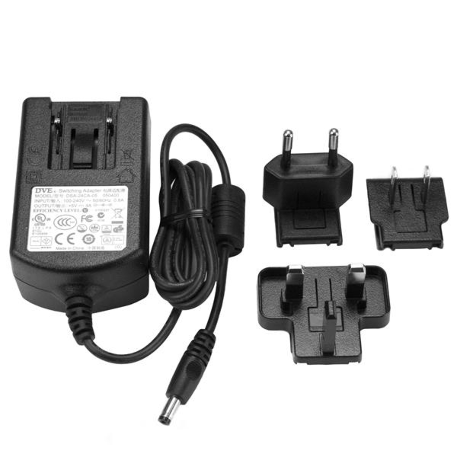 StarTech.com Replacement 5V DC Power Supply 5 Volt 4 Ampere Universal Indoor 110-240 V 5 V 0.8 A