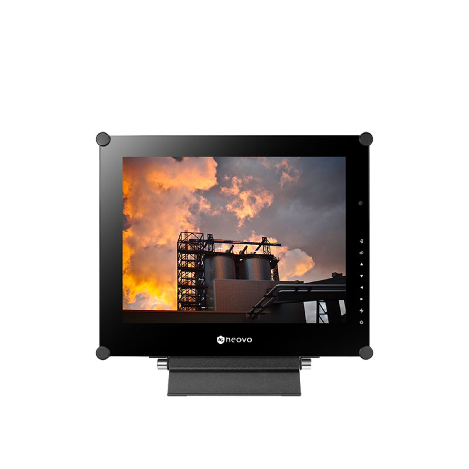 AG Neovo 15 Inch (38cm) LCD Monitor 24/7 1024x768 FBAS VGA DVI DisplayPort Ext. Power Supply Un It