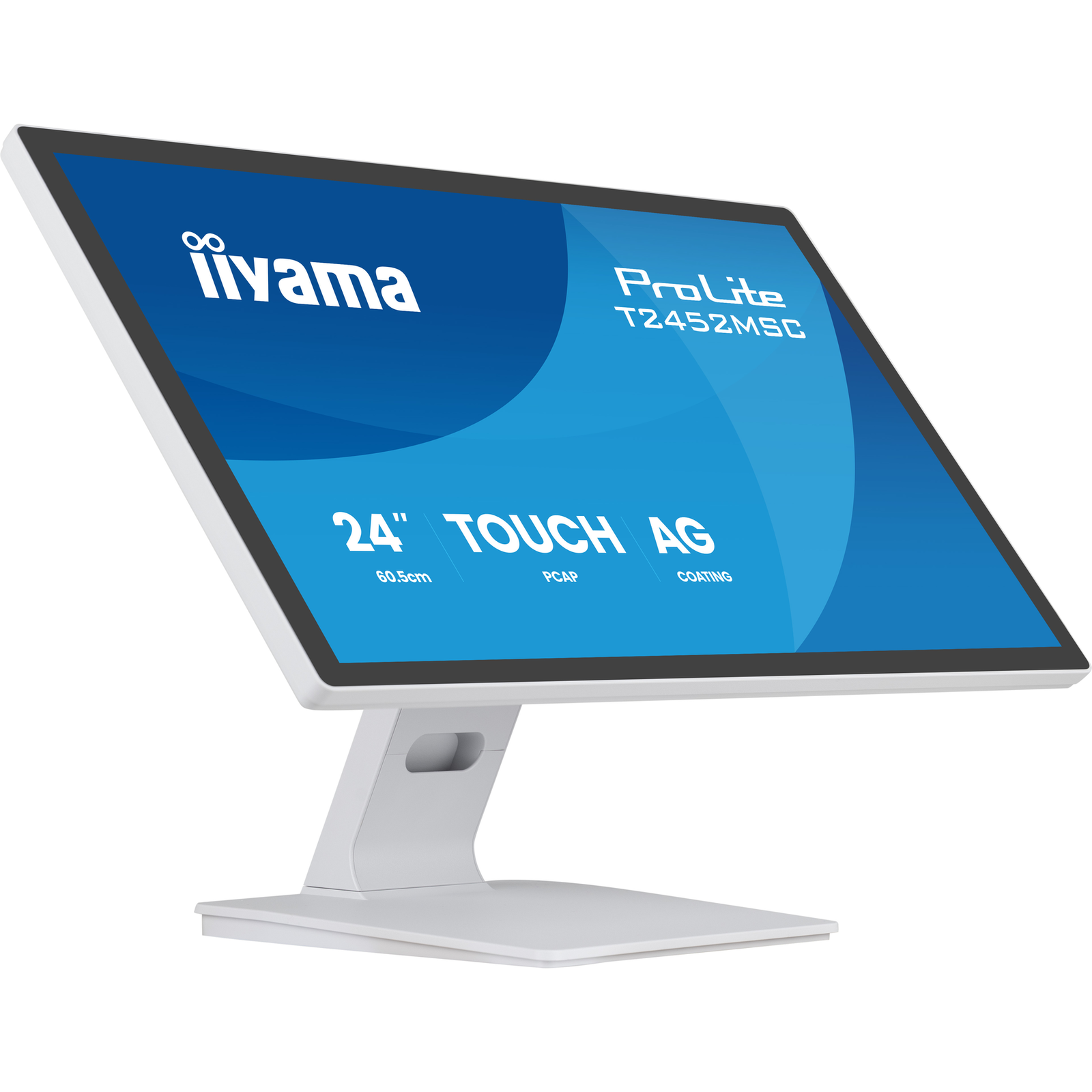 Iiyama ProLite T2452MSC-W1AG 60.5 Cm (23.8 Inches) 1920 X 1080 Pixels Full HD LED 5 Ms White
